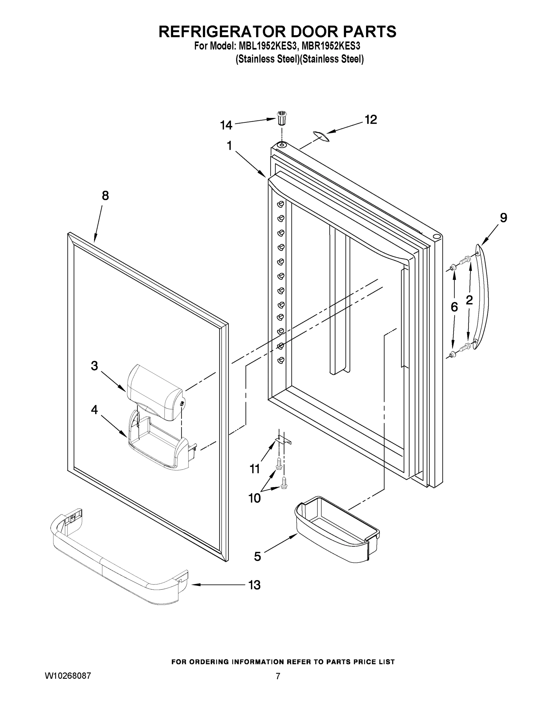 04 - REFRIGERATOR DOOR PARTS