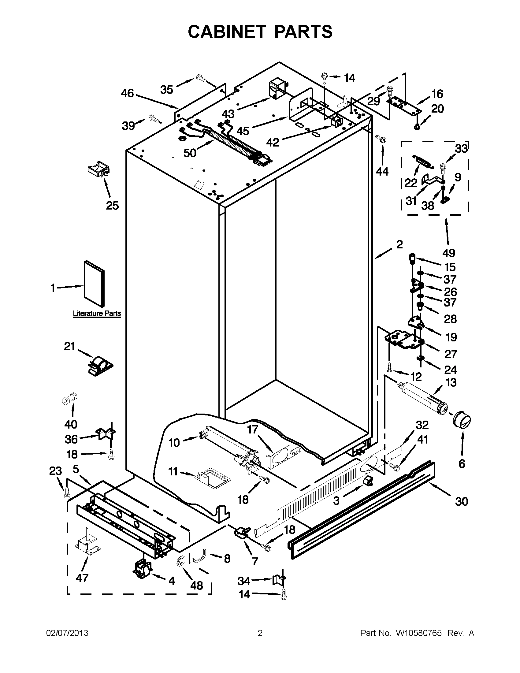 01 - CABINET PARTS