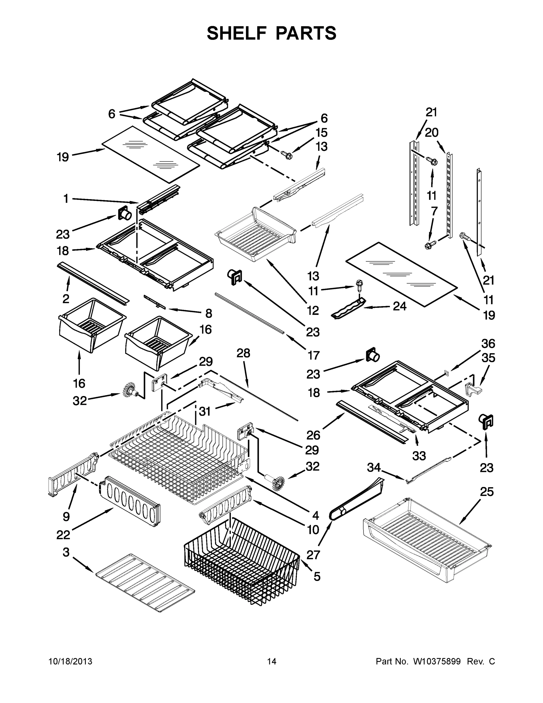 08 - SHELF PARTS