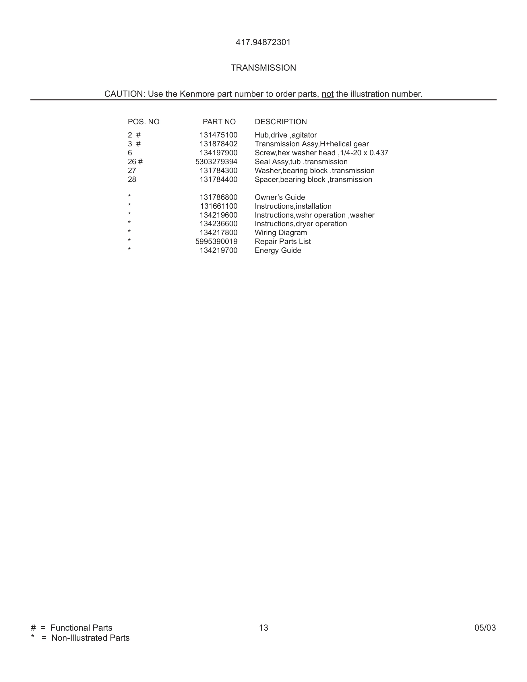 13 - WIRING DIAGRAM