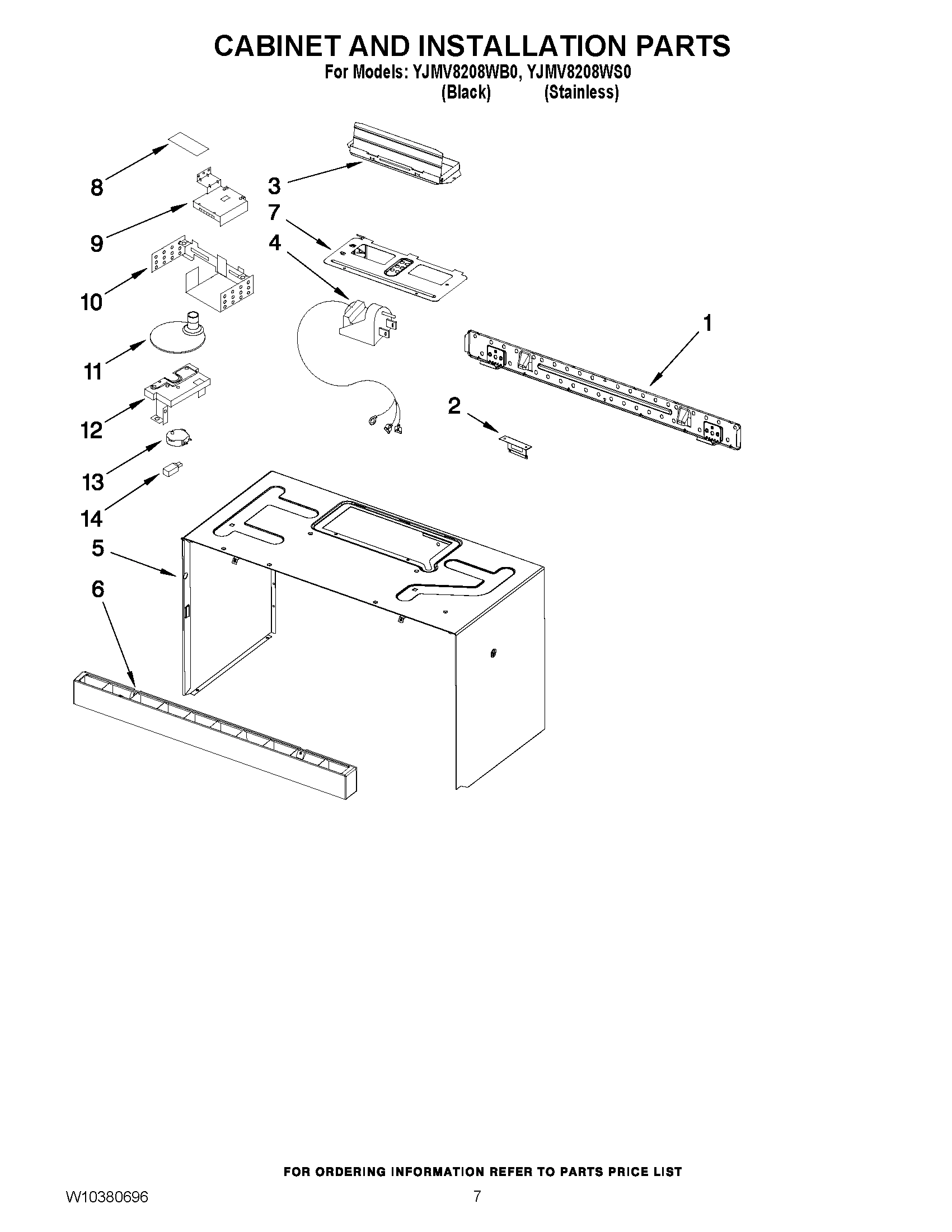 06 - CABINET AND INSTALLATION PARTS