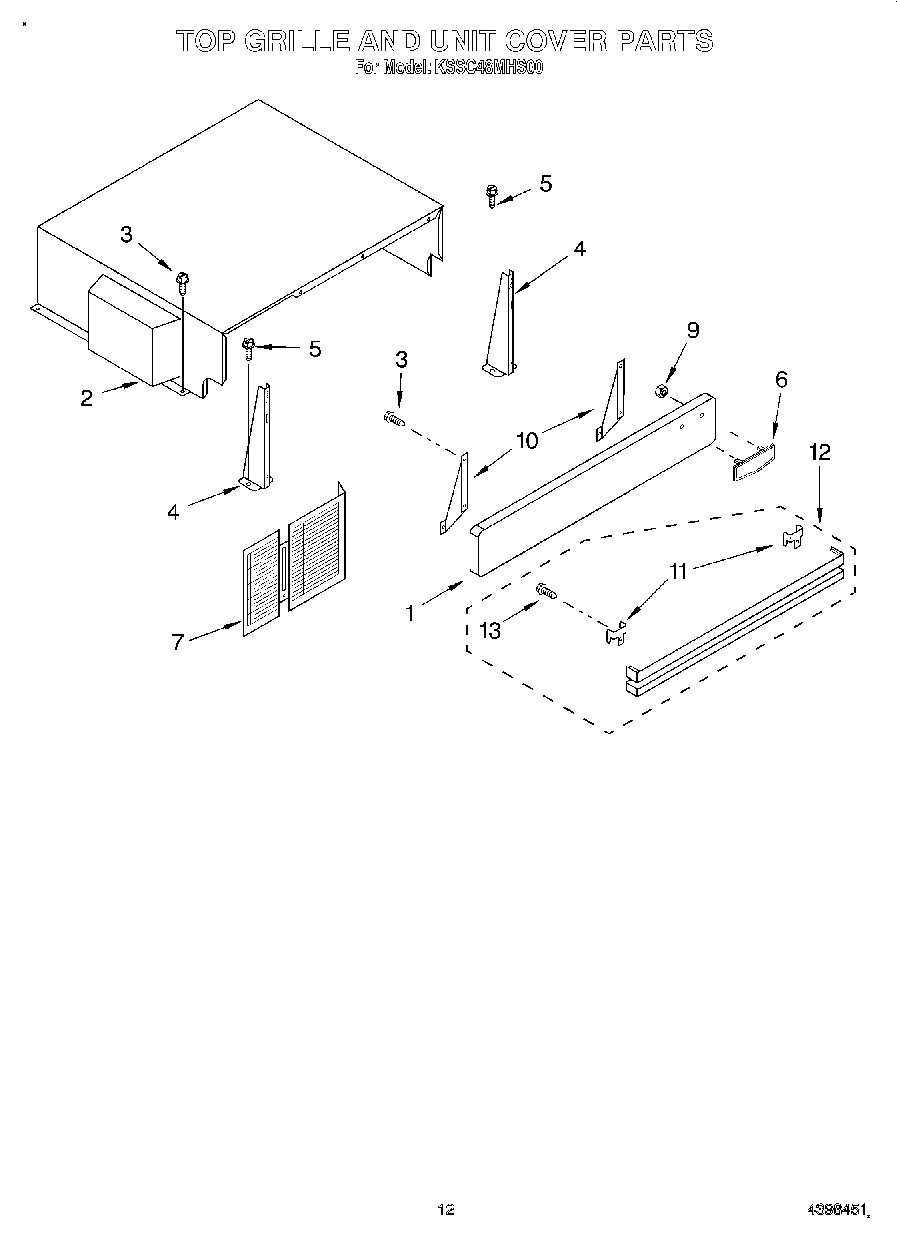 09 - TOP GRILLE AND UNIT COVER