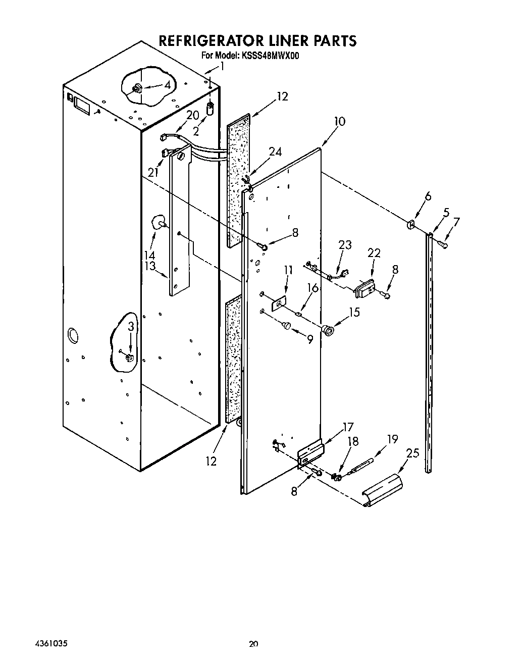 16 - REFRIGERATOR LINER