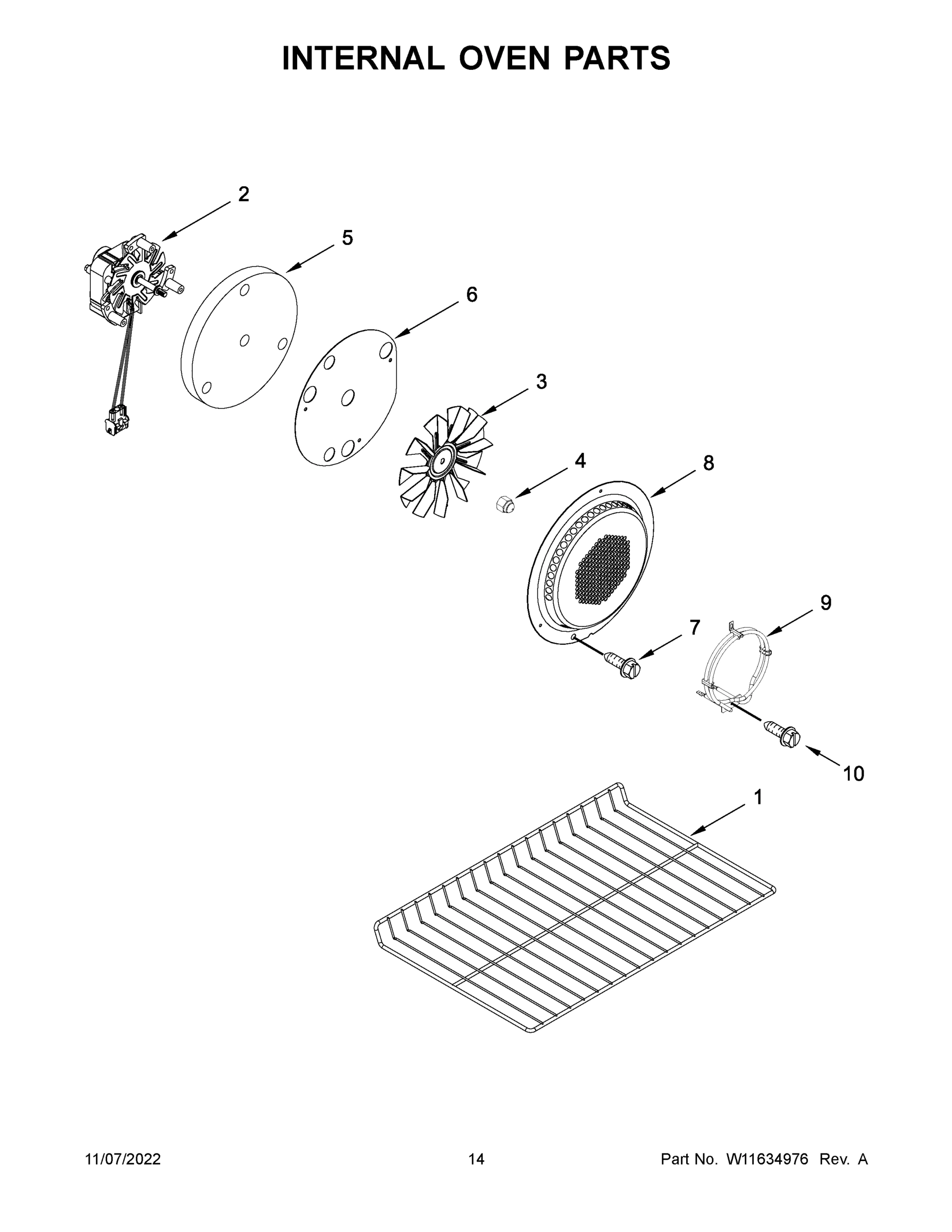 08 - INTERNAL OVEN PARTS