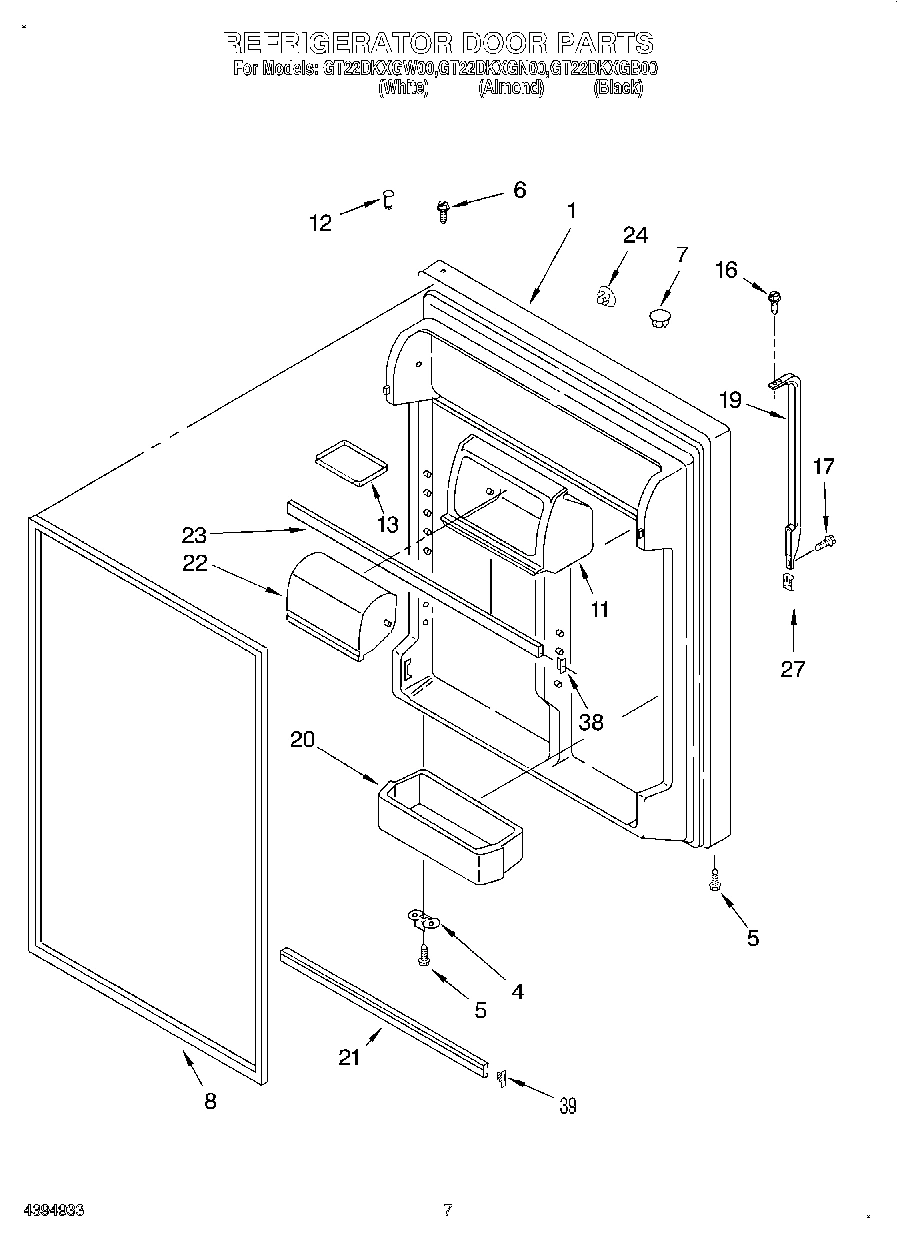 04 - REFRIGERATOR DOOR