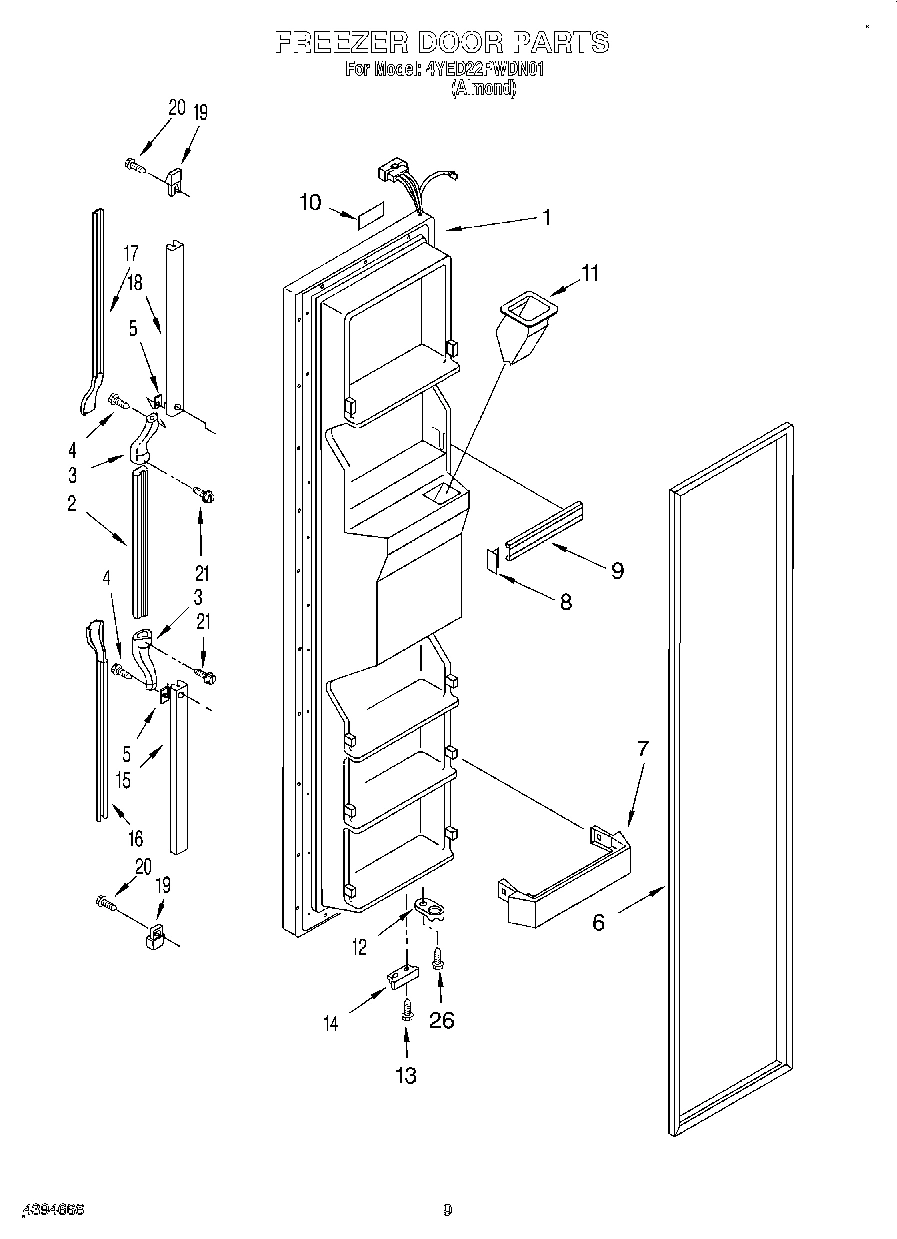 07 - FREEZER DOOR