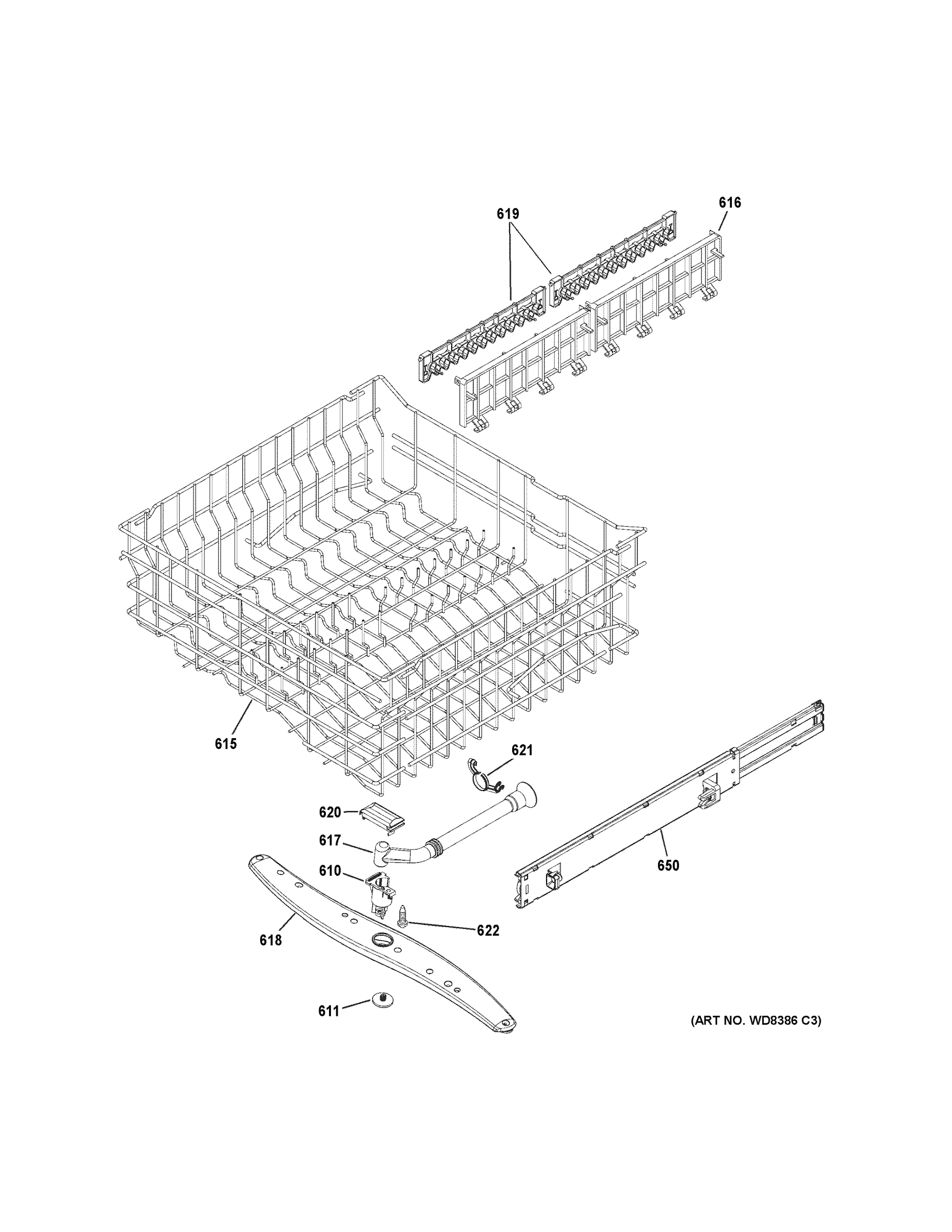 UPPER RACK ASSEMBLY