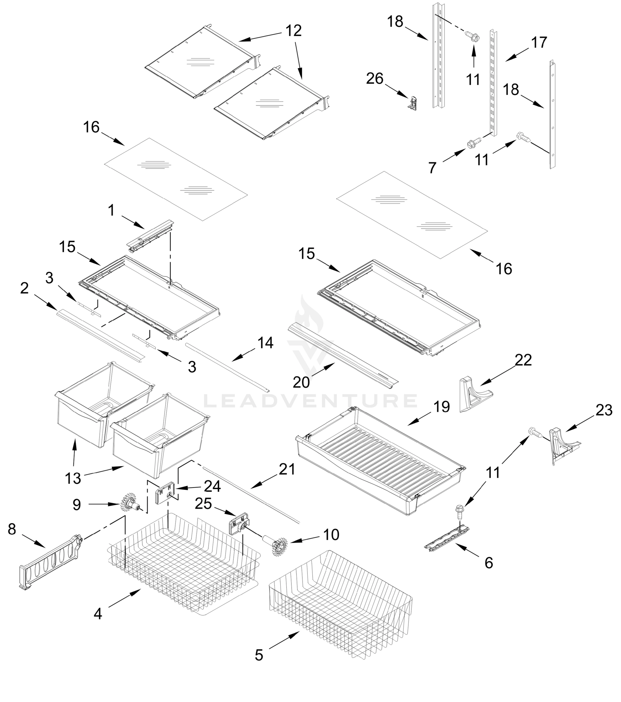 SHELF PARTS