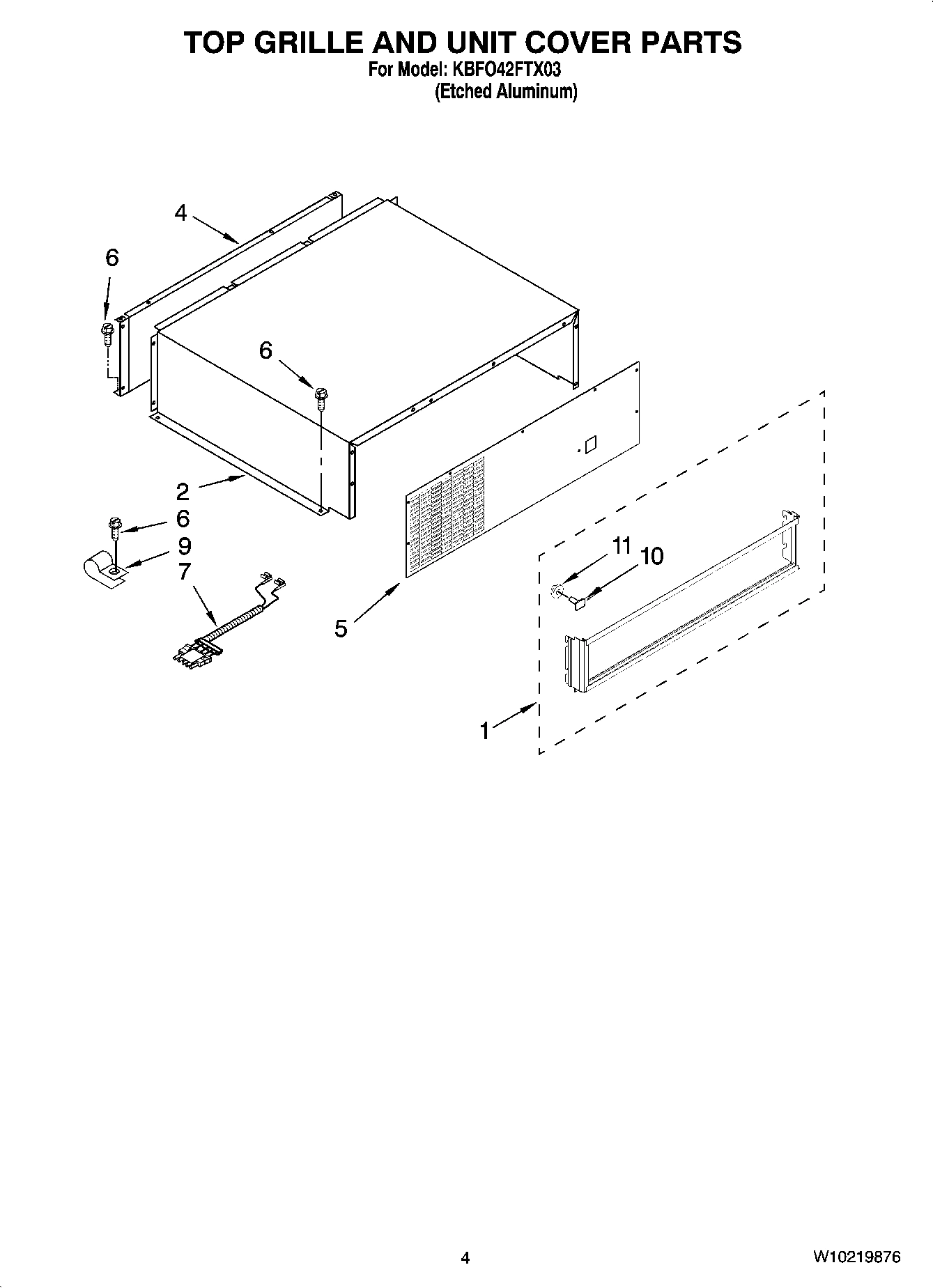 03 - TOP GRILLE AND UNIT COVER PARTS