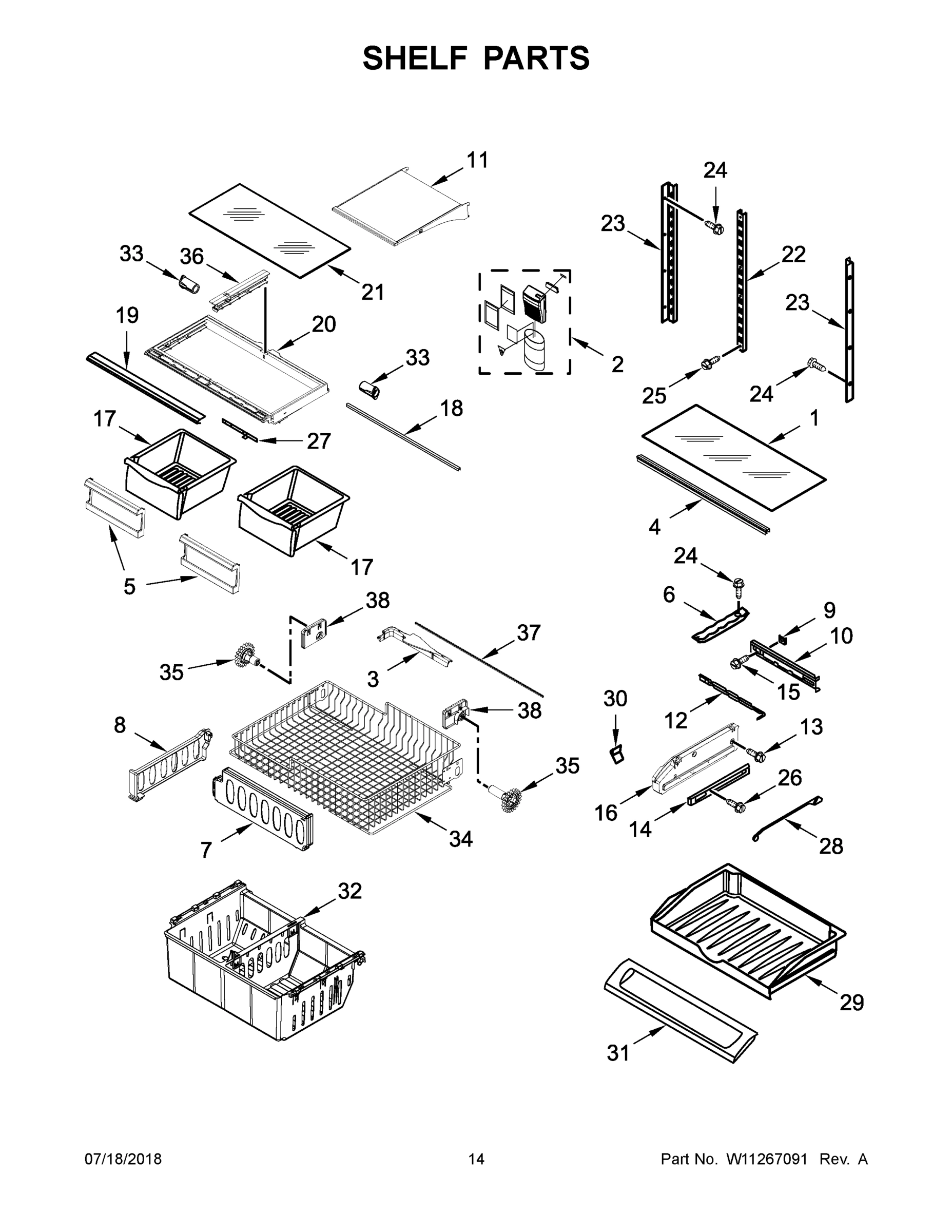 08 - SHELF PARTS