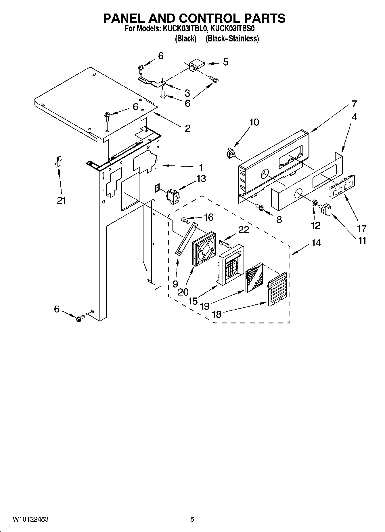 05 - PANEL AND CONTROL PARTS