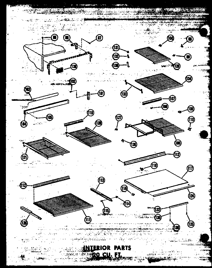 05 - INTERIOR PARTS 20 CU. FT.
