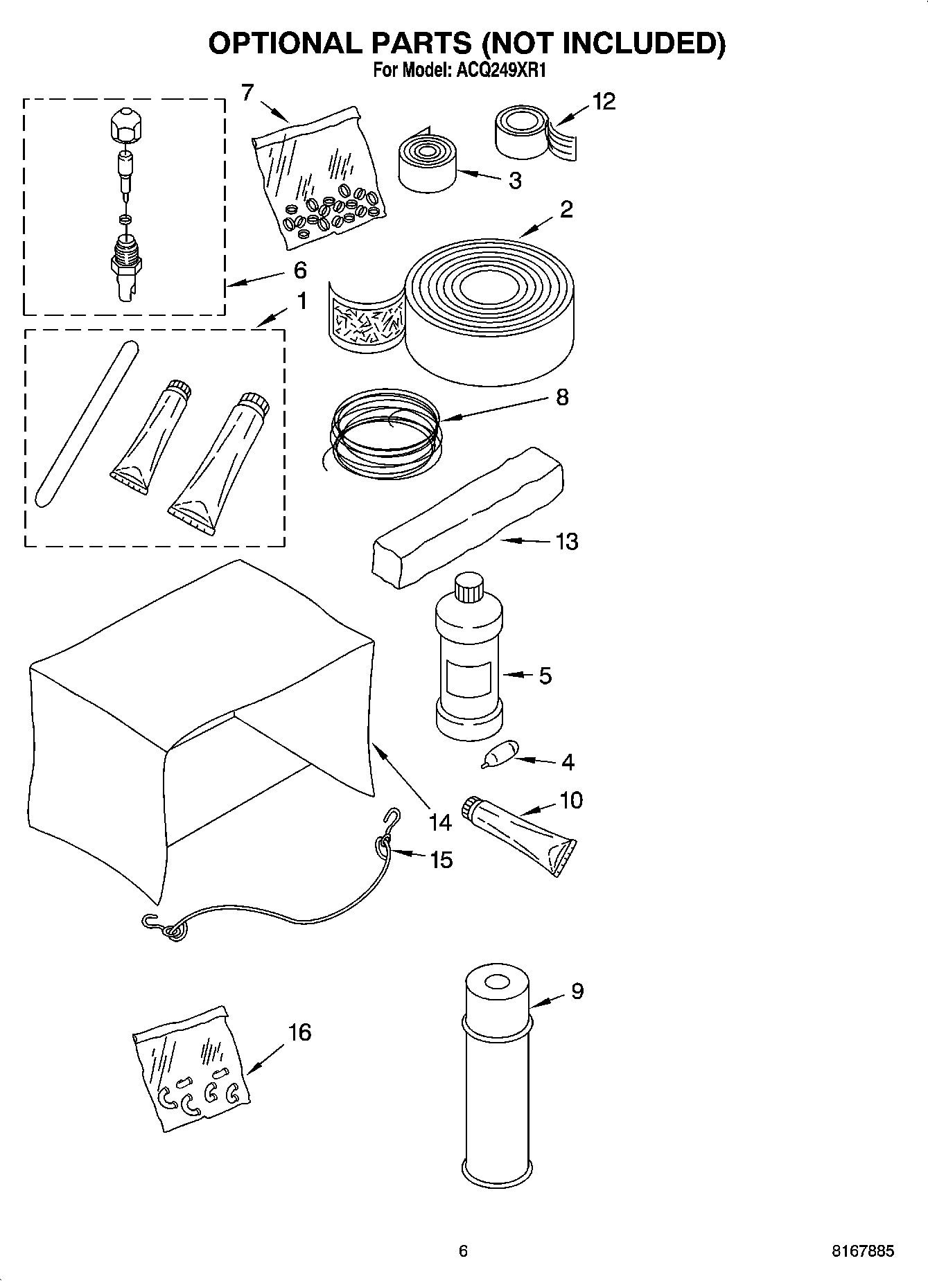 04 - OPTIONAL PARTS (NOT INCLUDED)