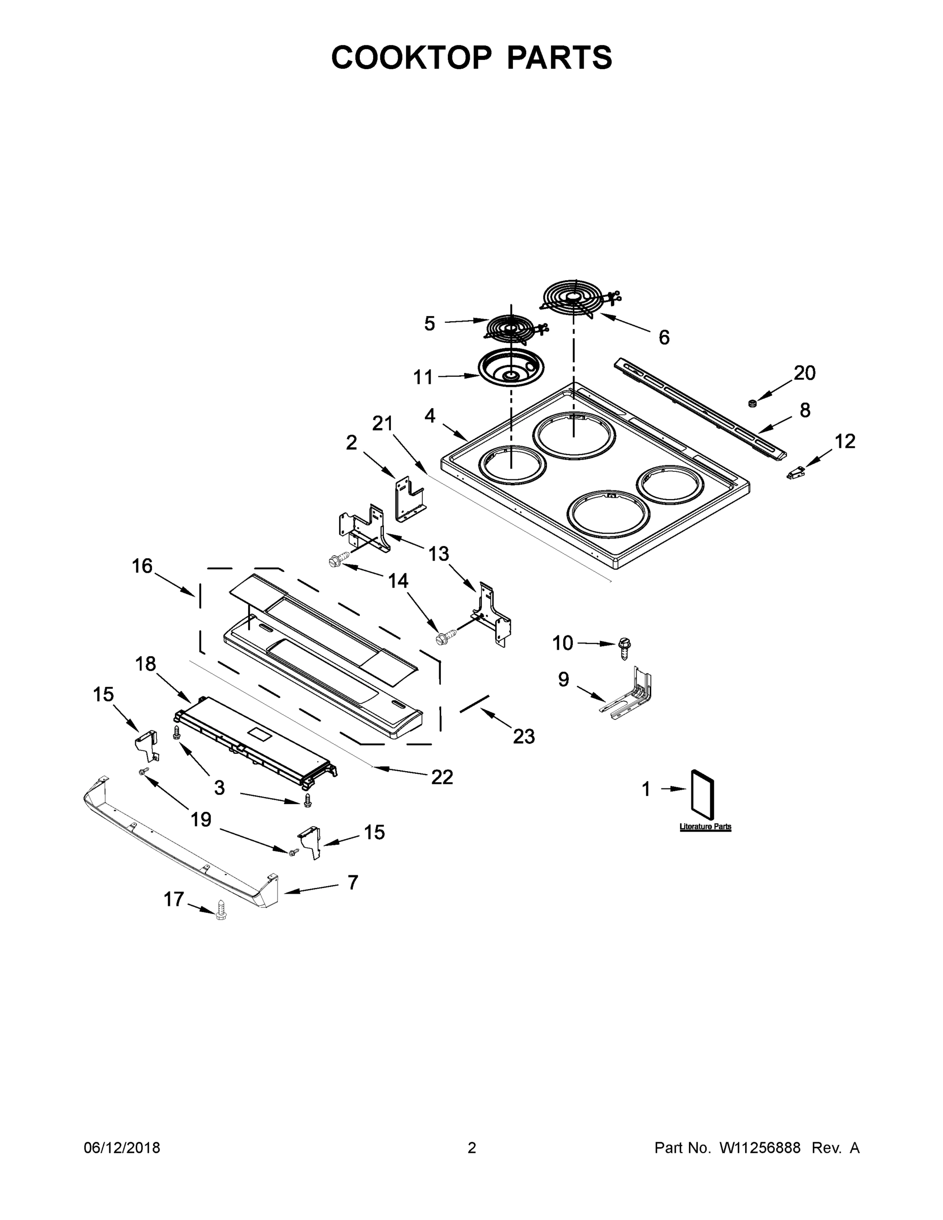 02 - COOKTOP PARTS