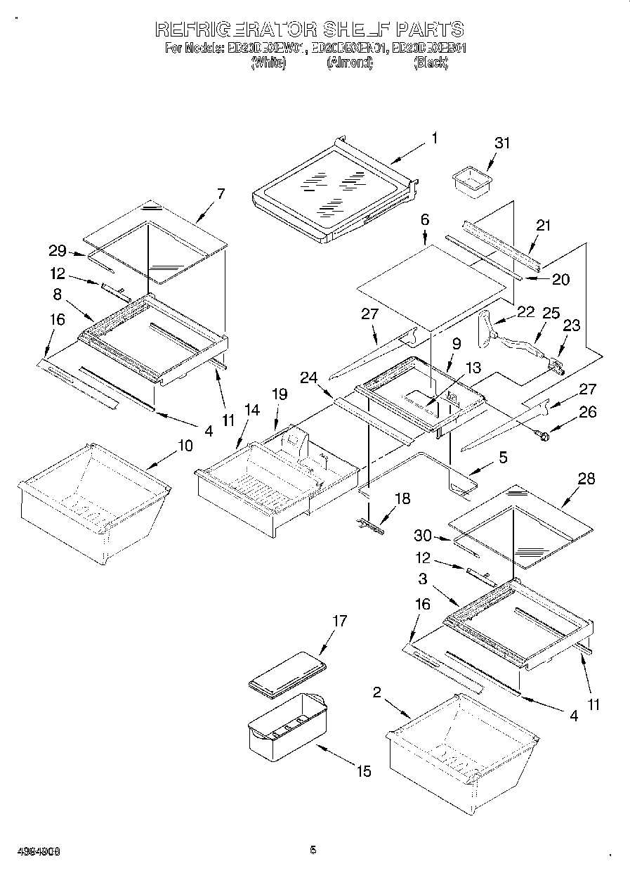 03 - REFRIGERATOR SHELF
