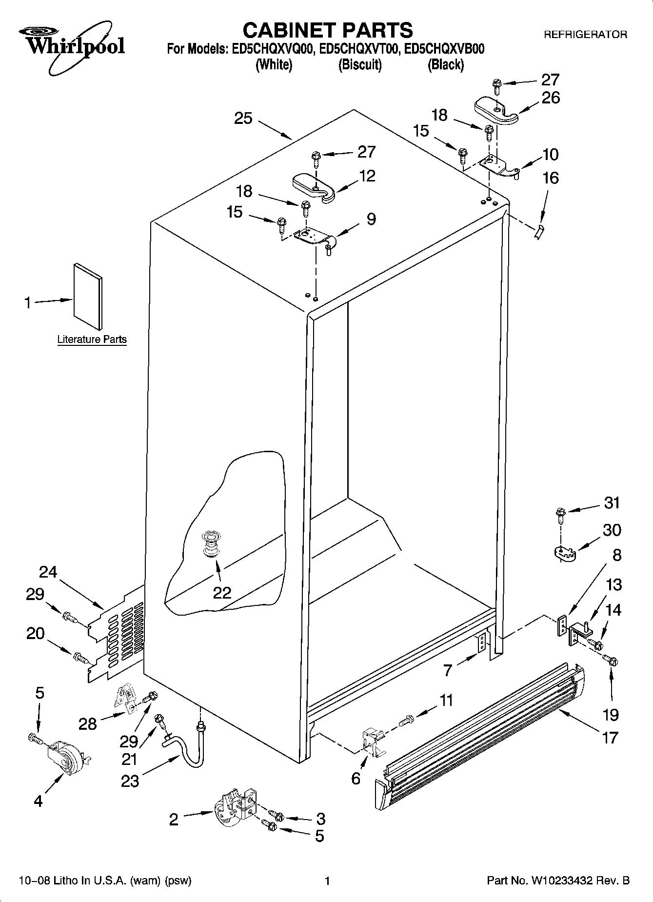 01 - CABINET PARTS