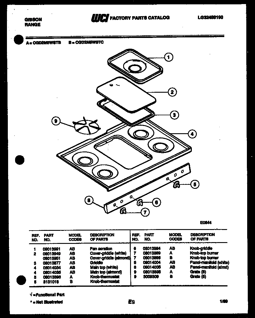 03 - COOKTOP PARTS