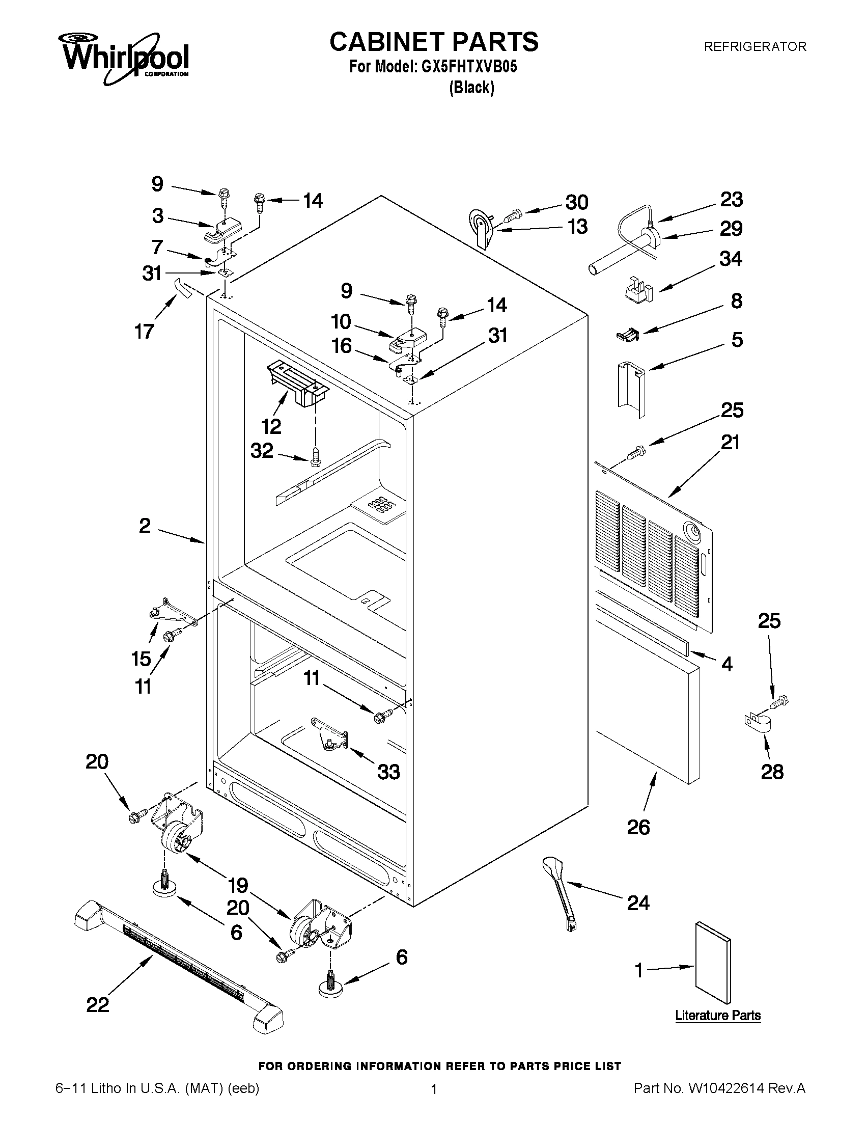 01 - CABINET PARTS
