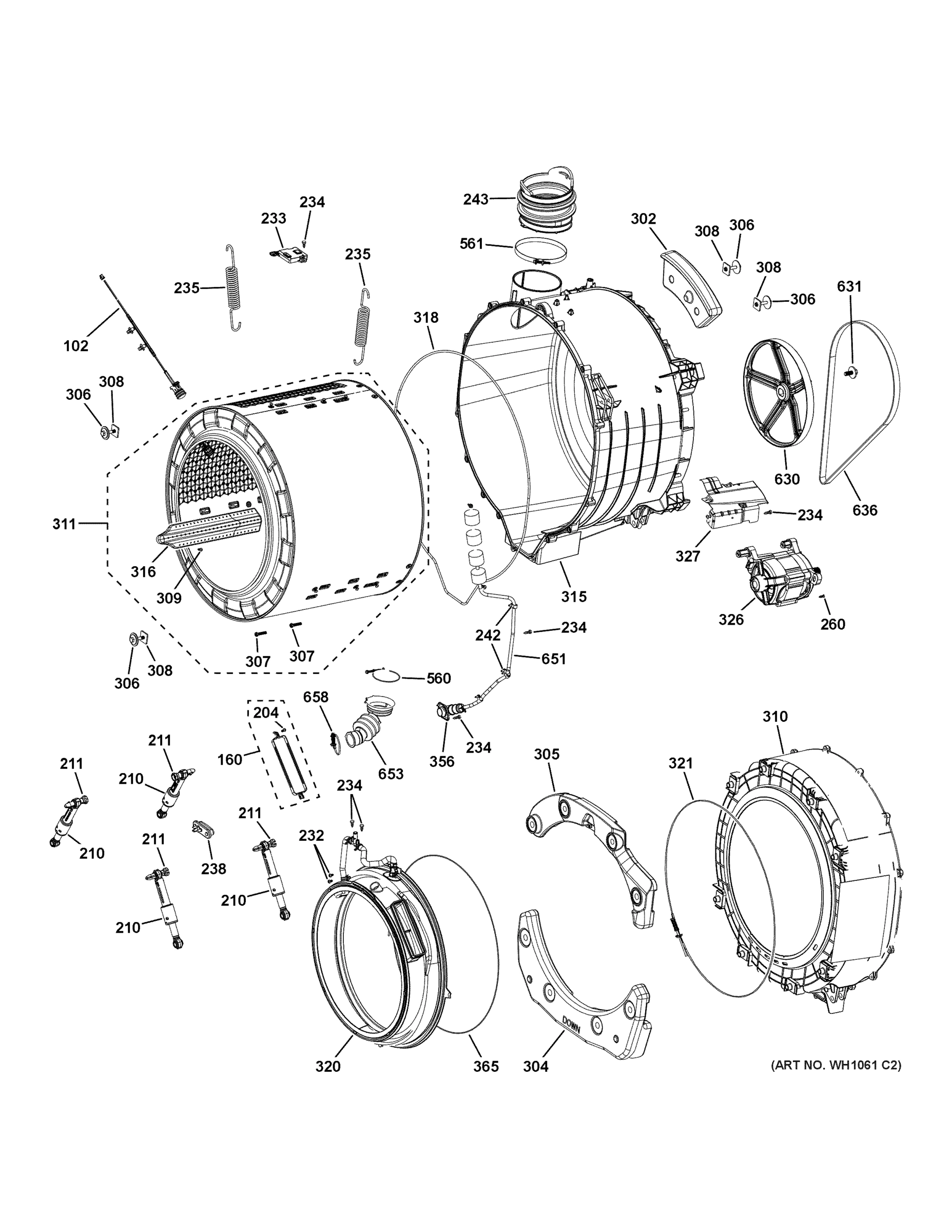 TUB & MOTOR