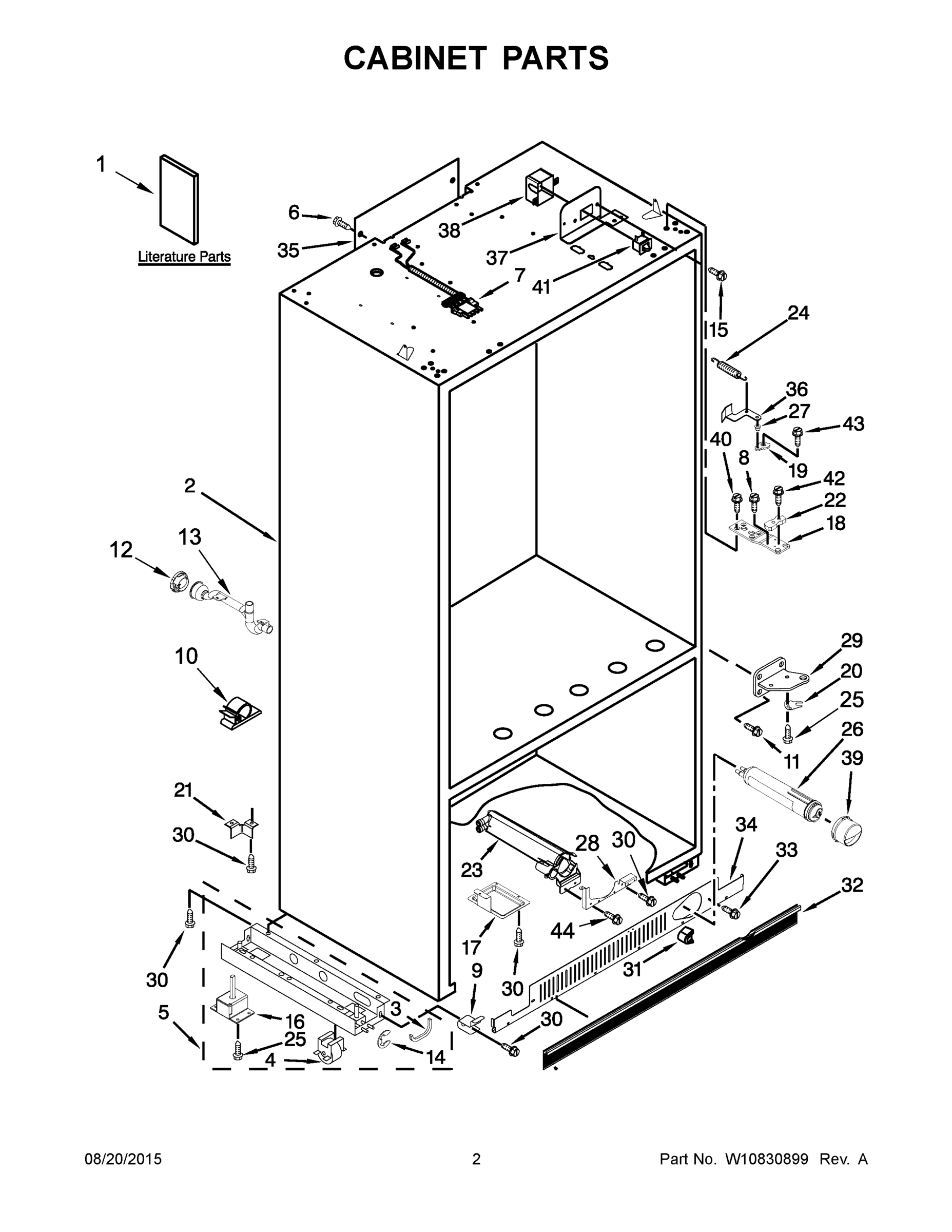 02 - CABINET PARTS