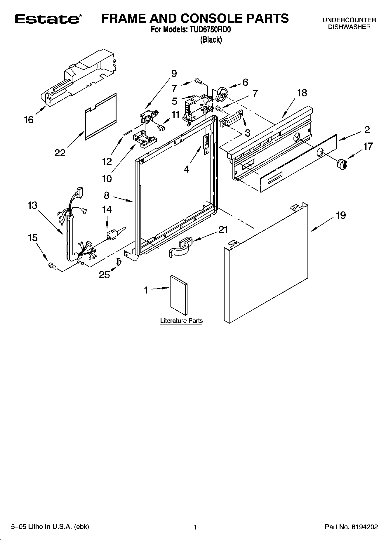 01 - FRAME AND CONSOLE PARTS