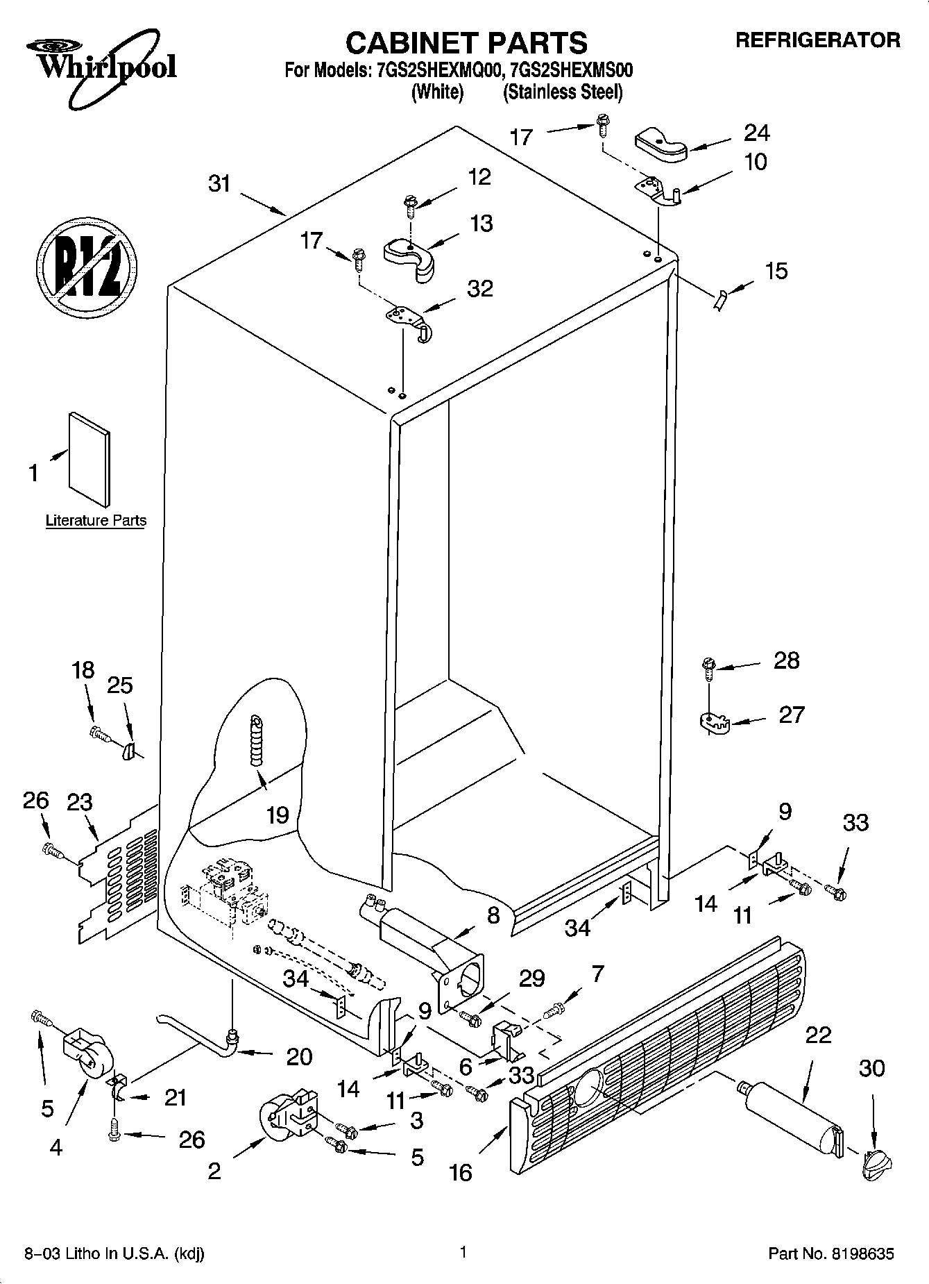 01 - CABINET PARTS