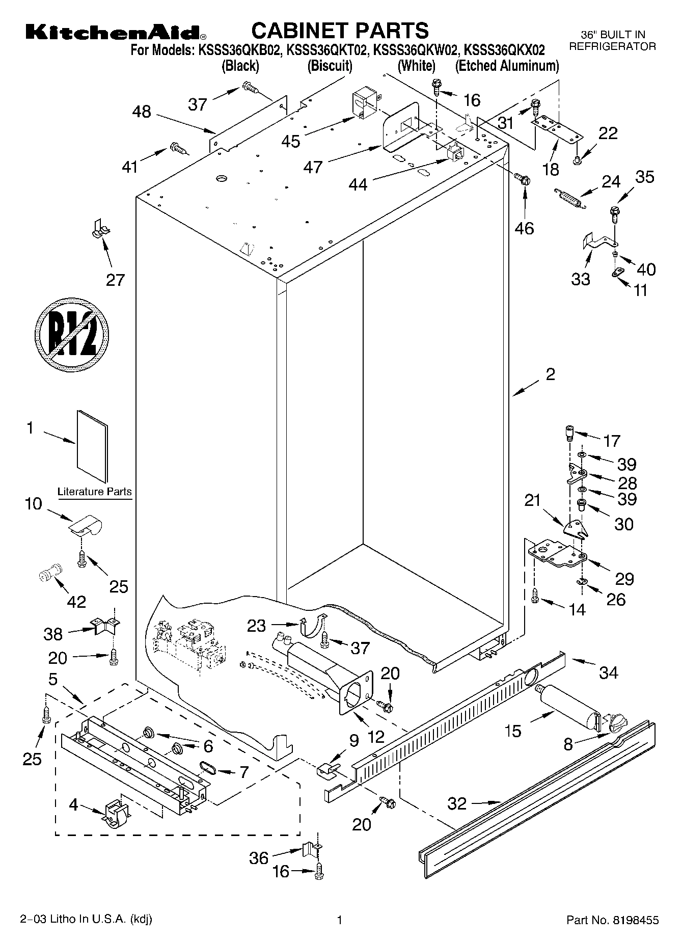 01 - CABINET PARTS