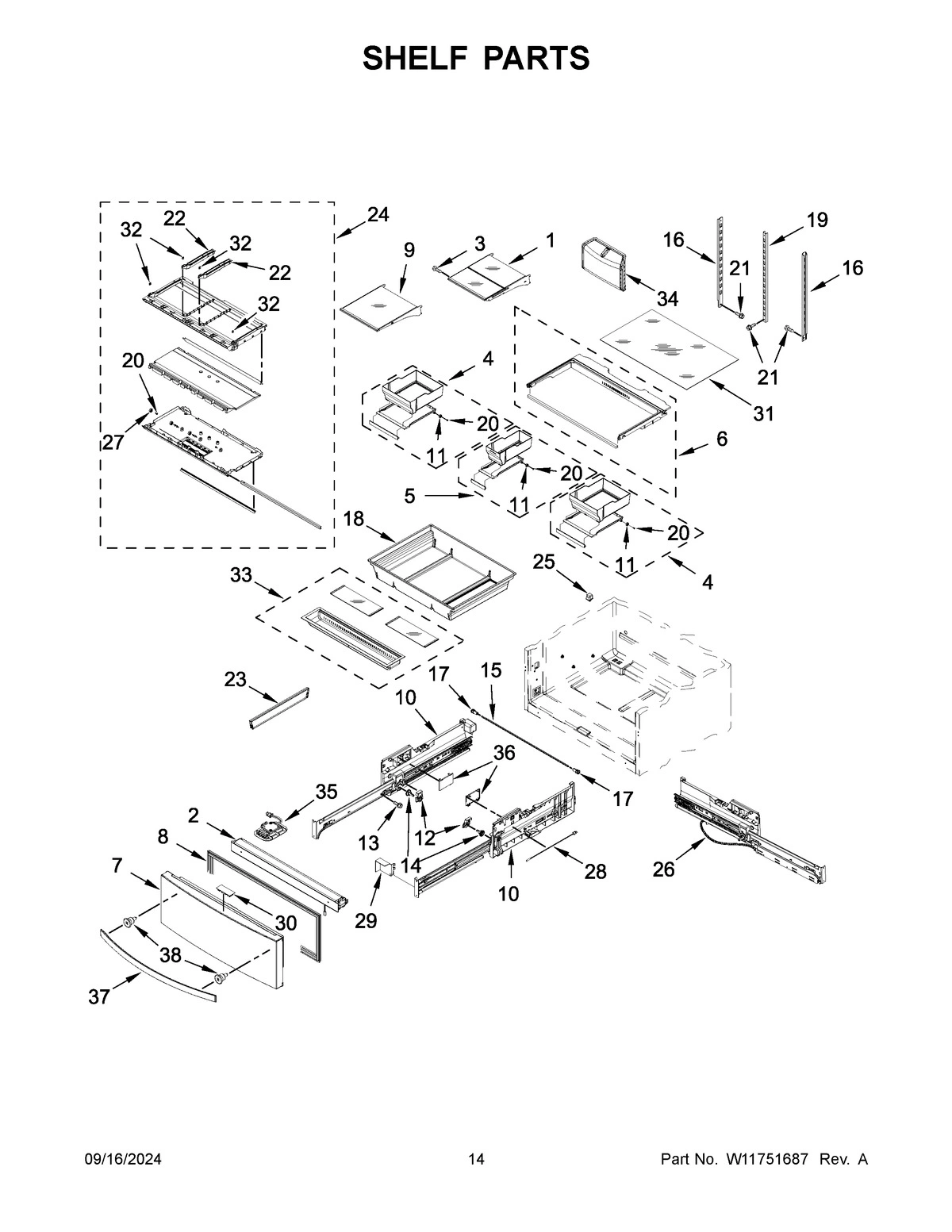 08 - SHELF PARTS