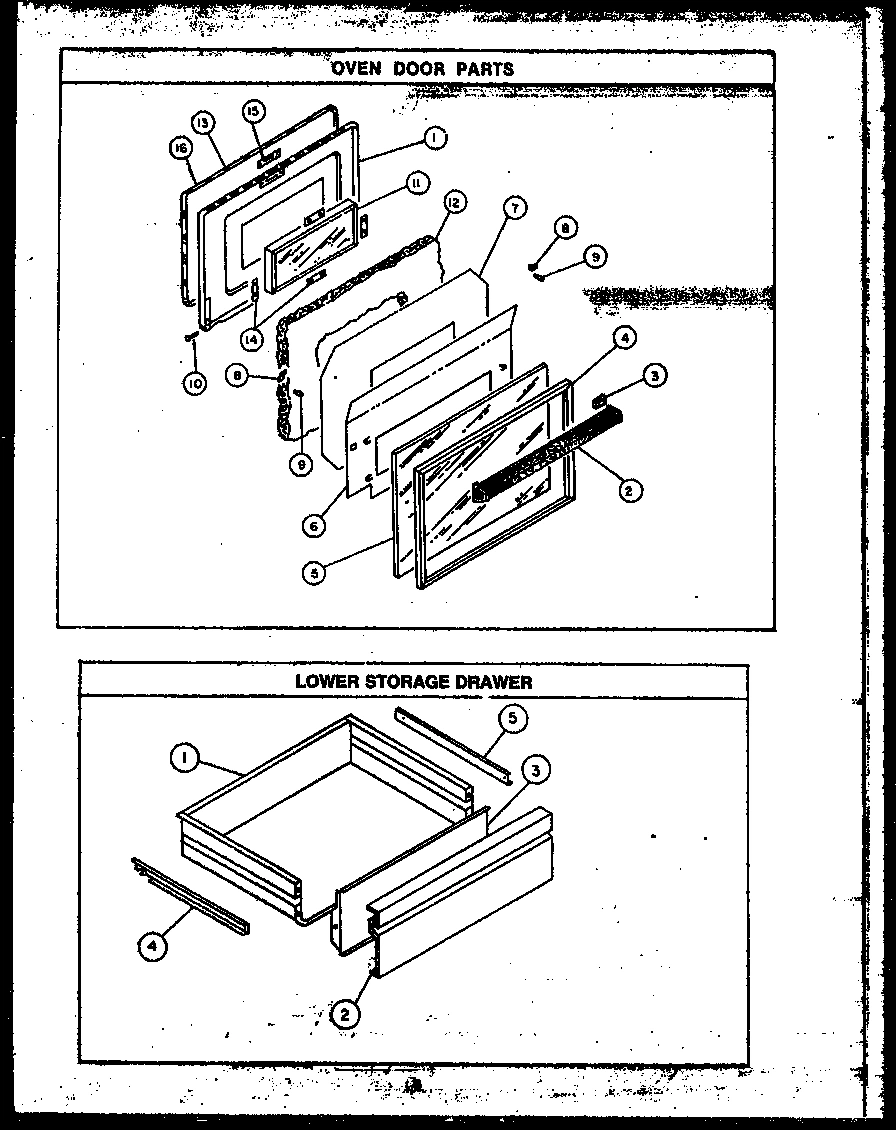 09 - OVEN DOOR PARTS
