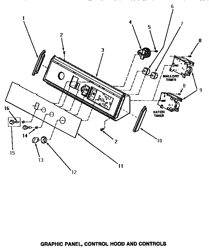 07 - GRAPHIC PANEL, CONTROL HOOD & CONTROLS