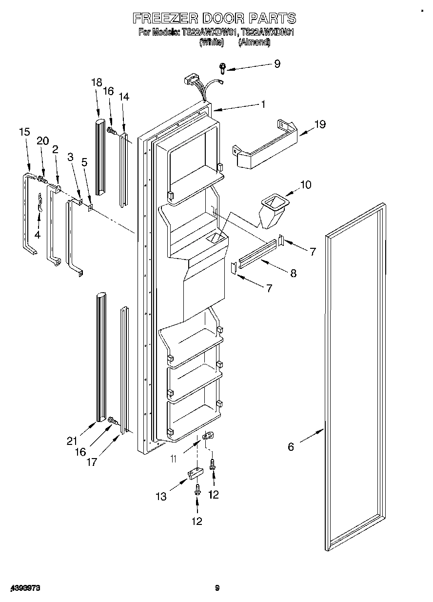 07 - FREEZER DOOR