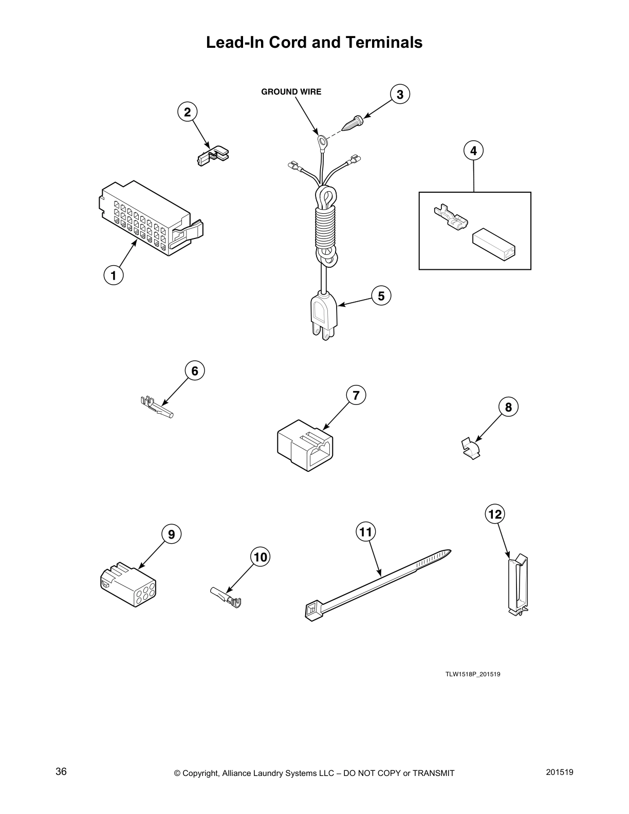 Lead-In Cord and Terminals
