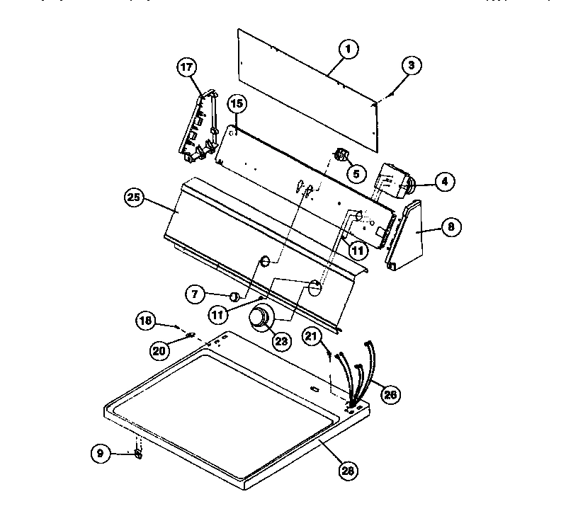 04 - CONSOLE, CONTROLS, TOP PANEL