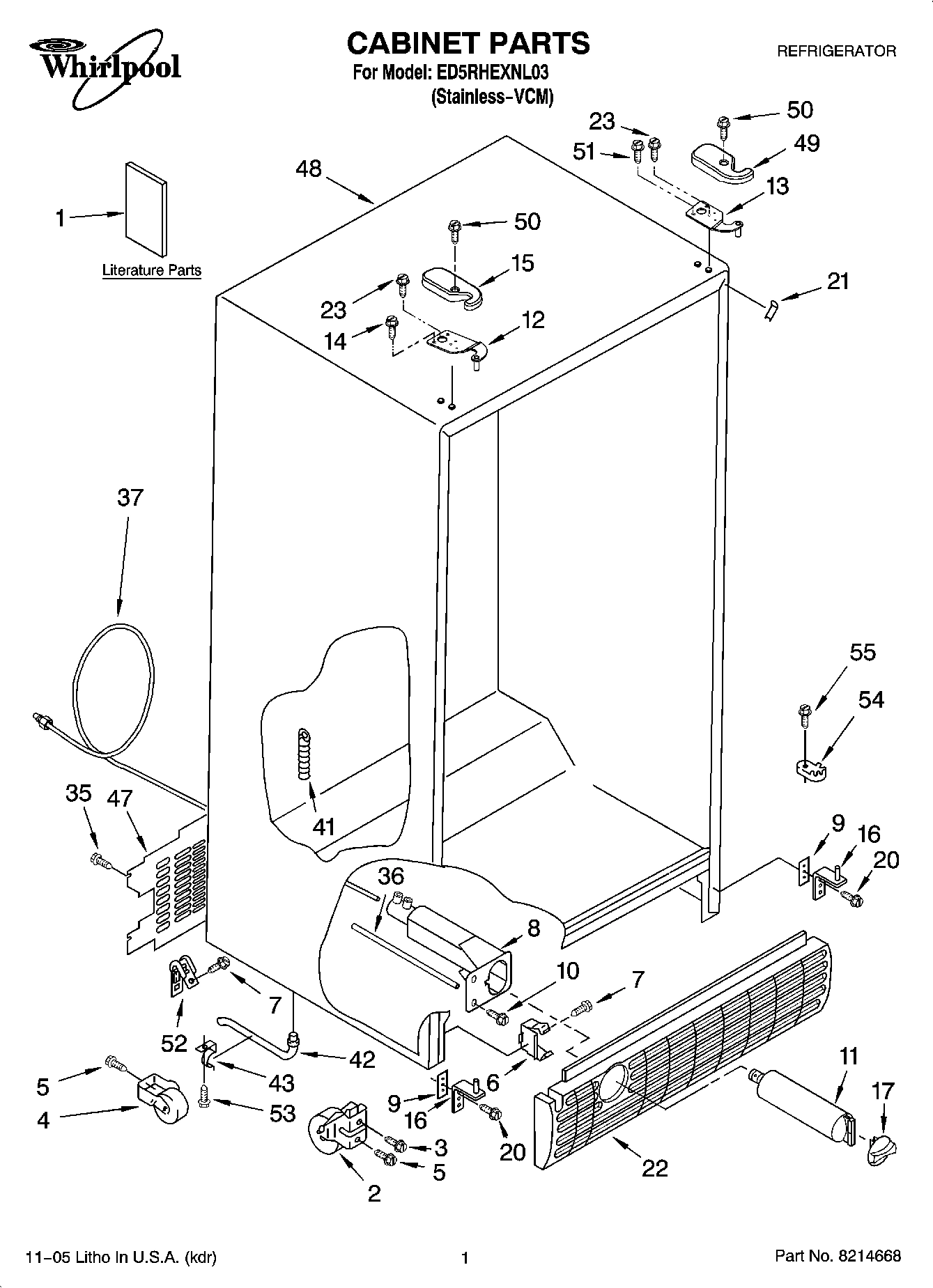 01 - CABINET PARTS