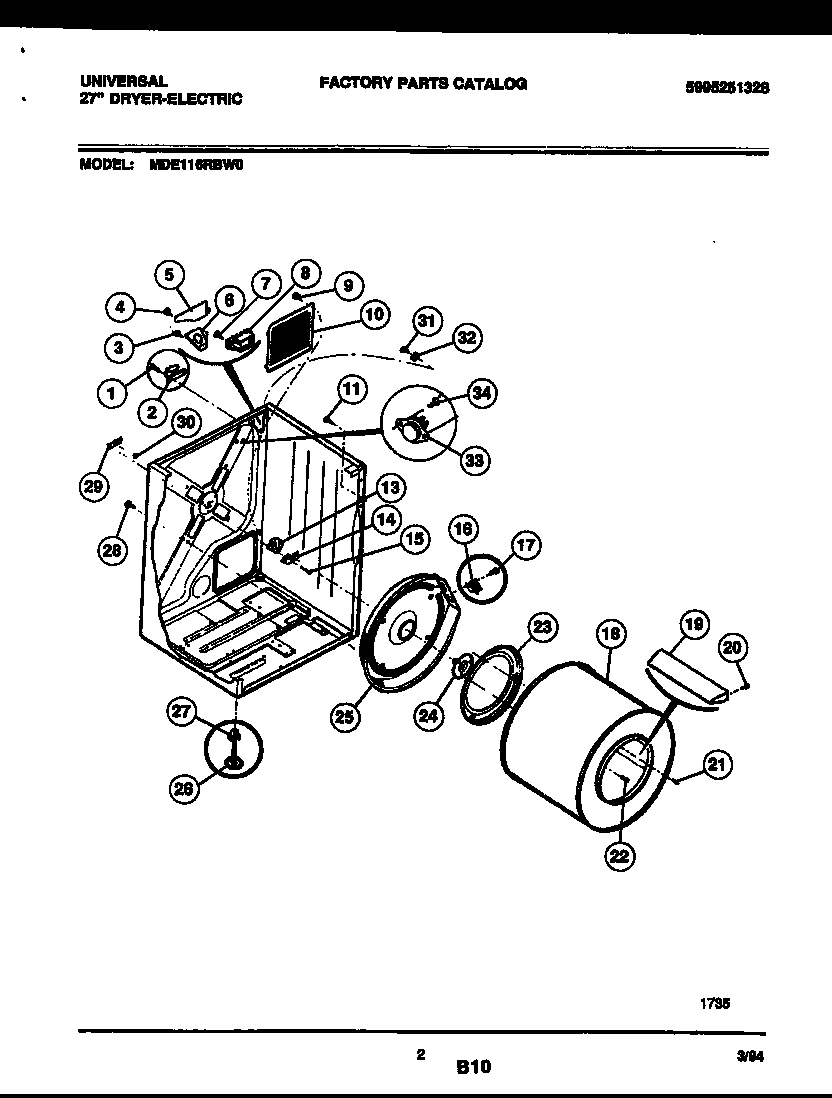 02 - CABINET AND COMPONENT PARTS