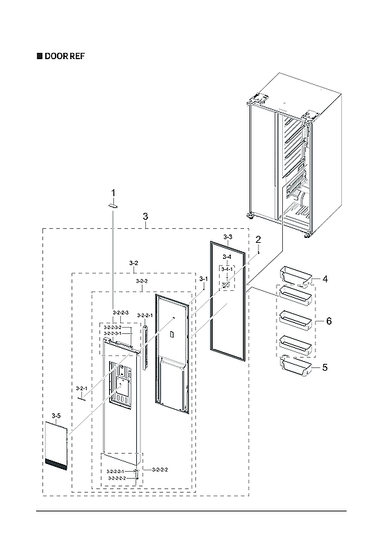REFRIGERATOR DOOR PARTS
