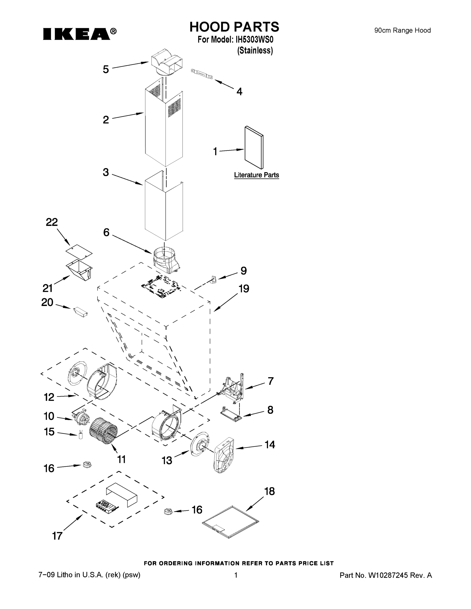 01 - HOOD PARTS