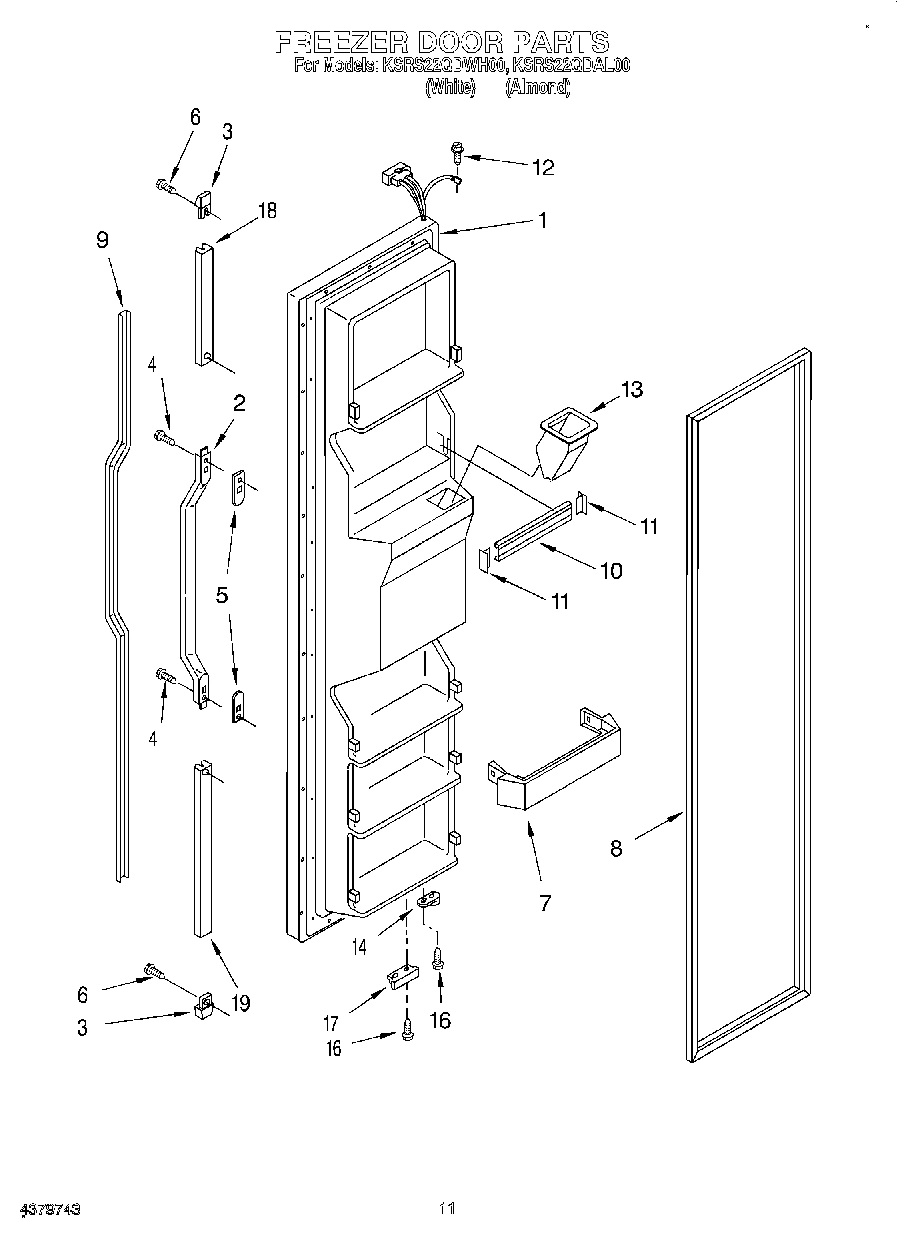 07 - FREEZER DOOR