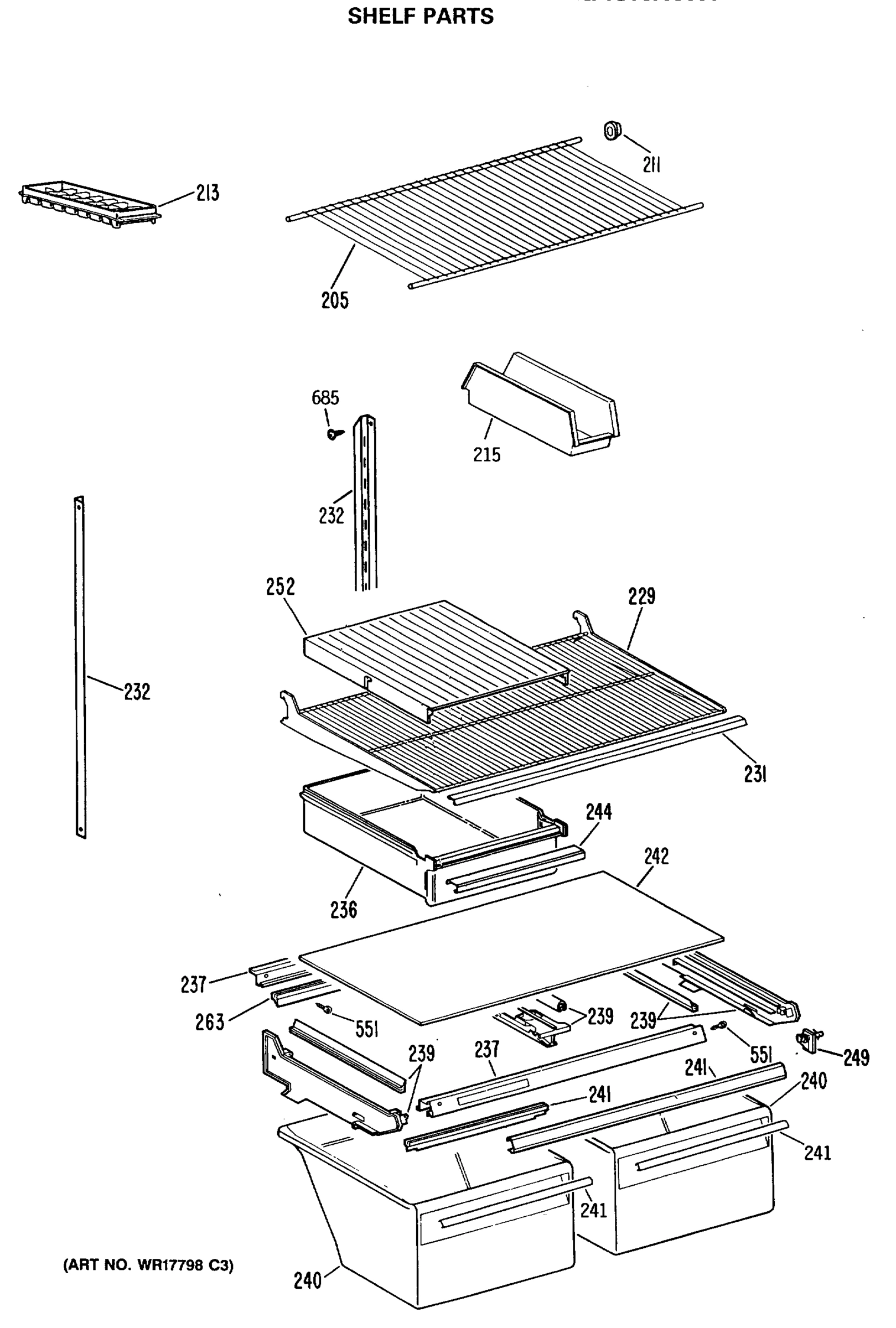 SHELF PARTS