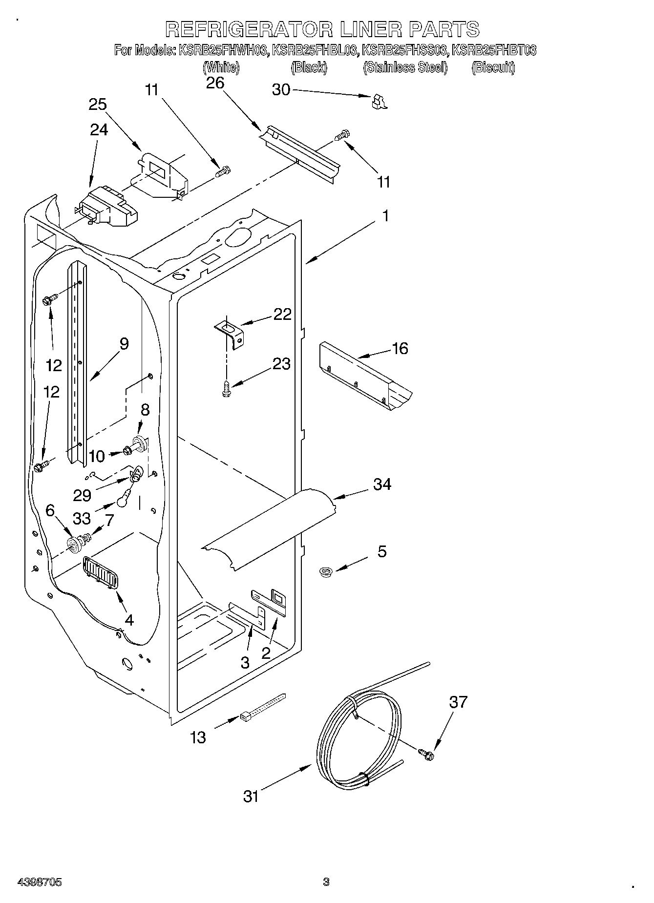 02 - REFRIGERATOR LINER