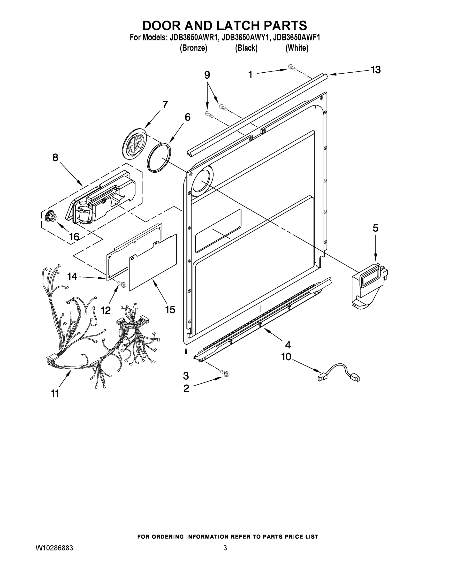 03 - DOOR AND LATCH PARTS