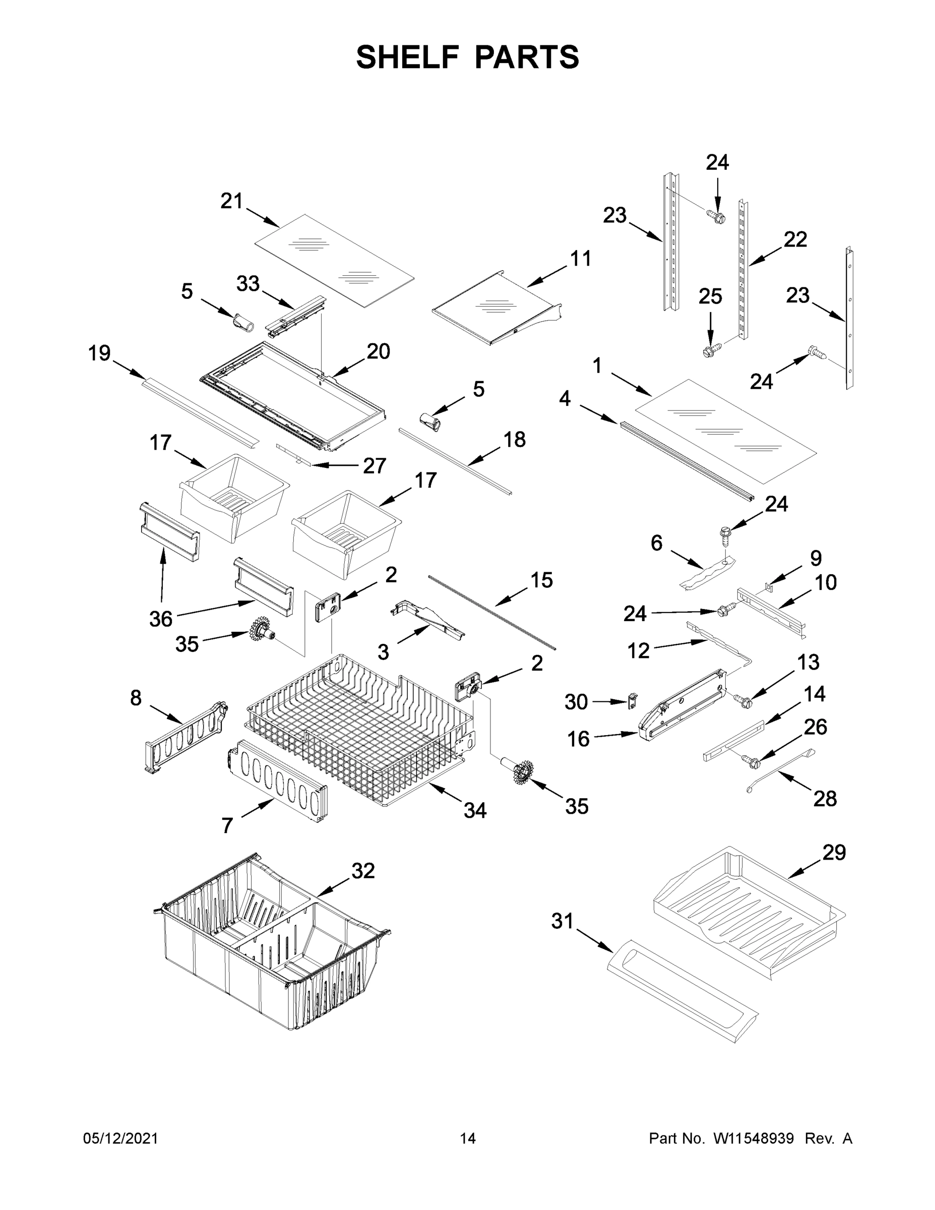 08 - SHELF PARTS