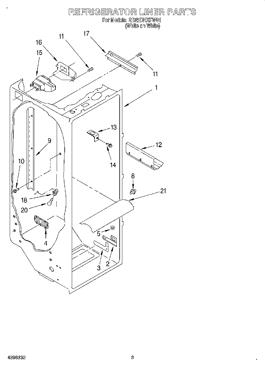 02 - REFRIGERATOR LINER