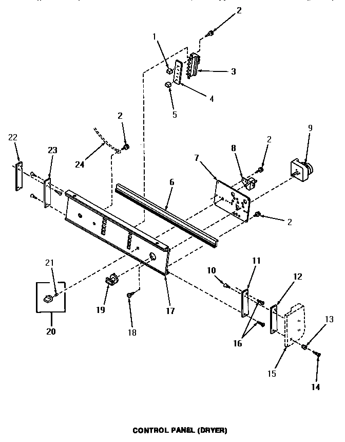 06 - CONTROL PANEL (DRYER)