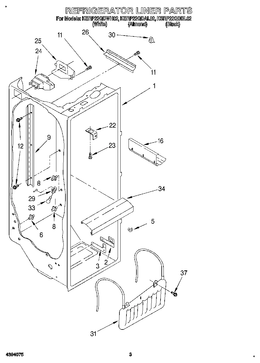 02 - REFRIGERATOR LINER