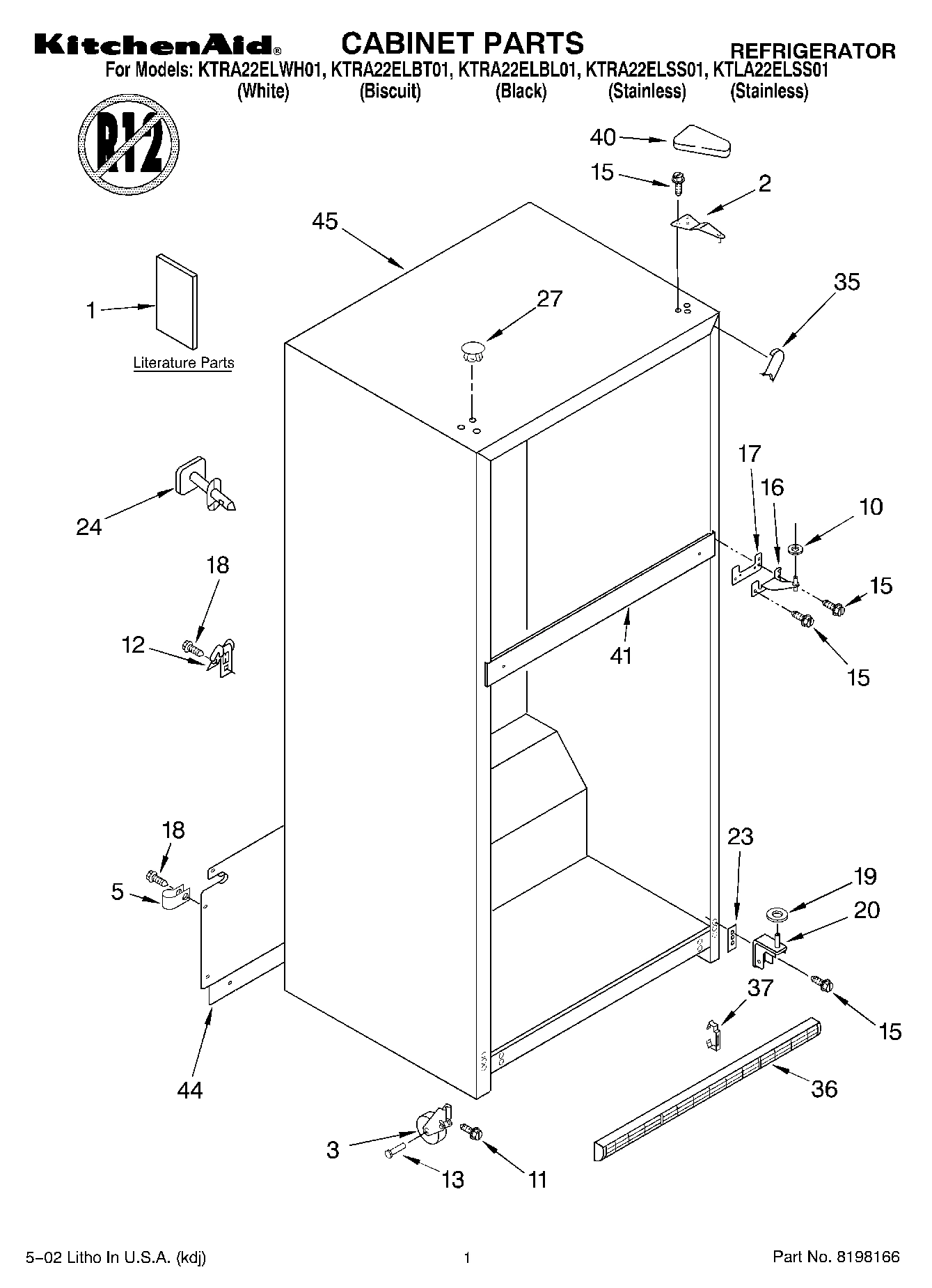 01 - CABINET, LITERATURE