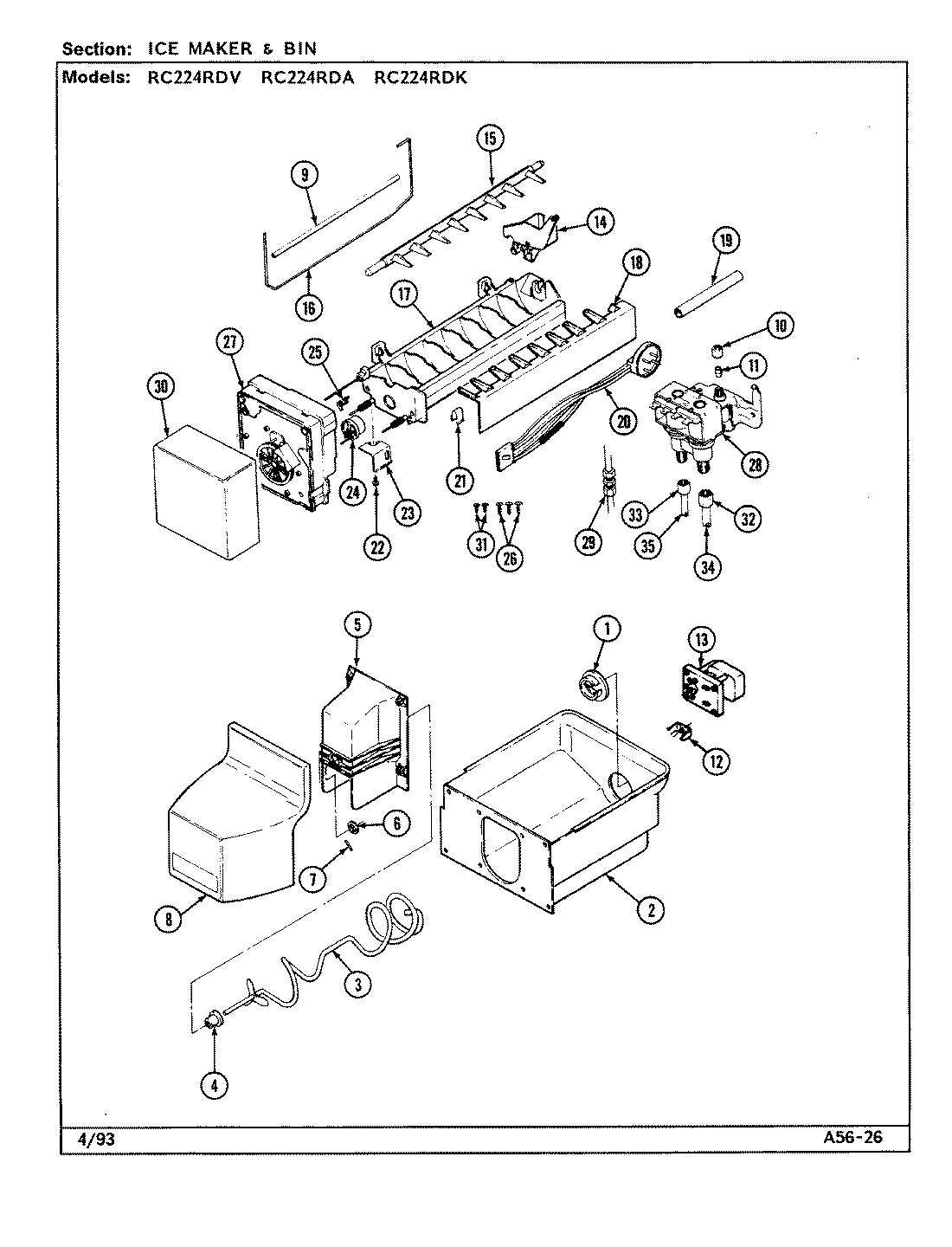 04 - ICE MAKER & BIN