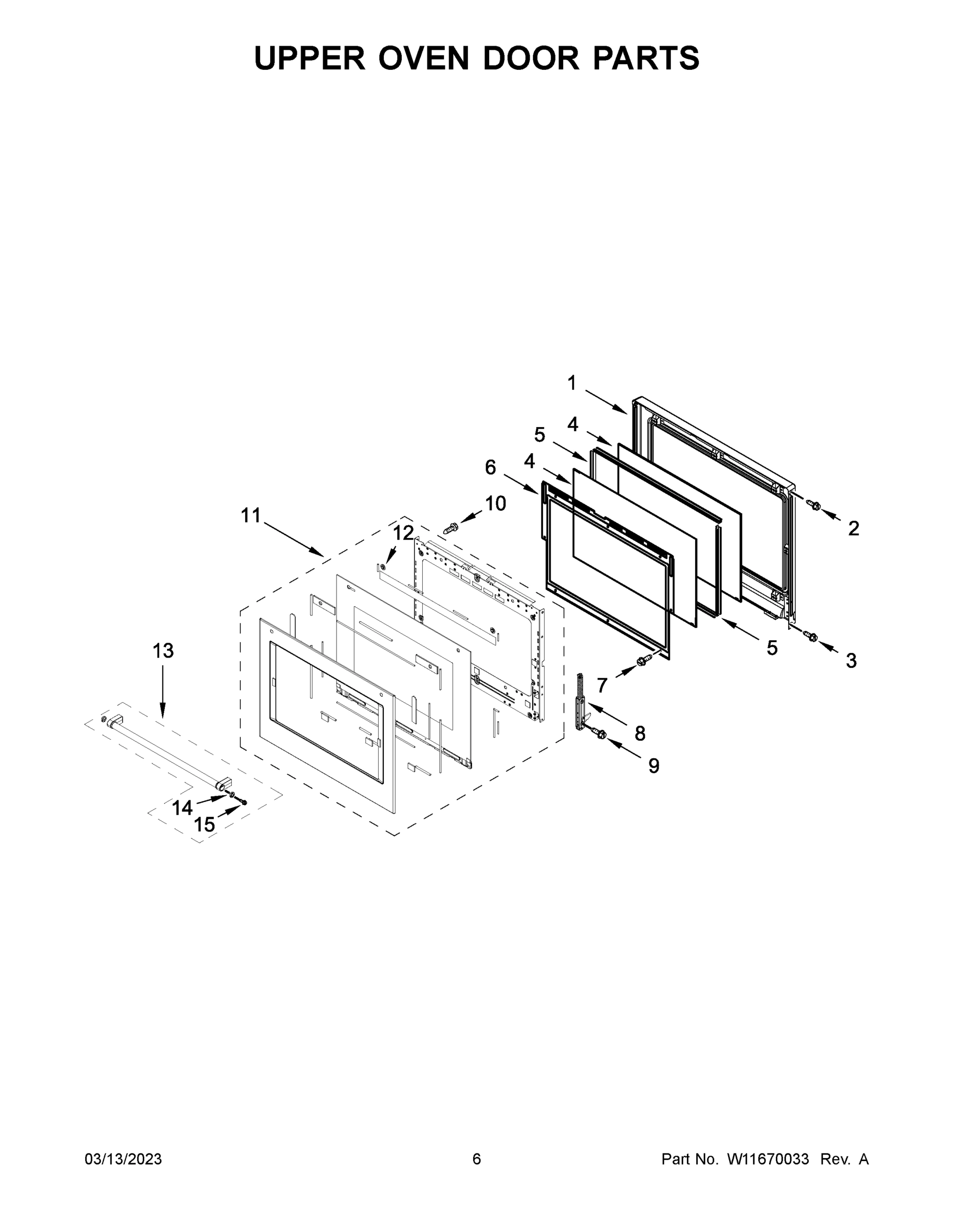 04 - UPPER OVEN DOOR PARTS