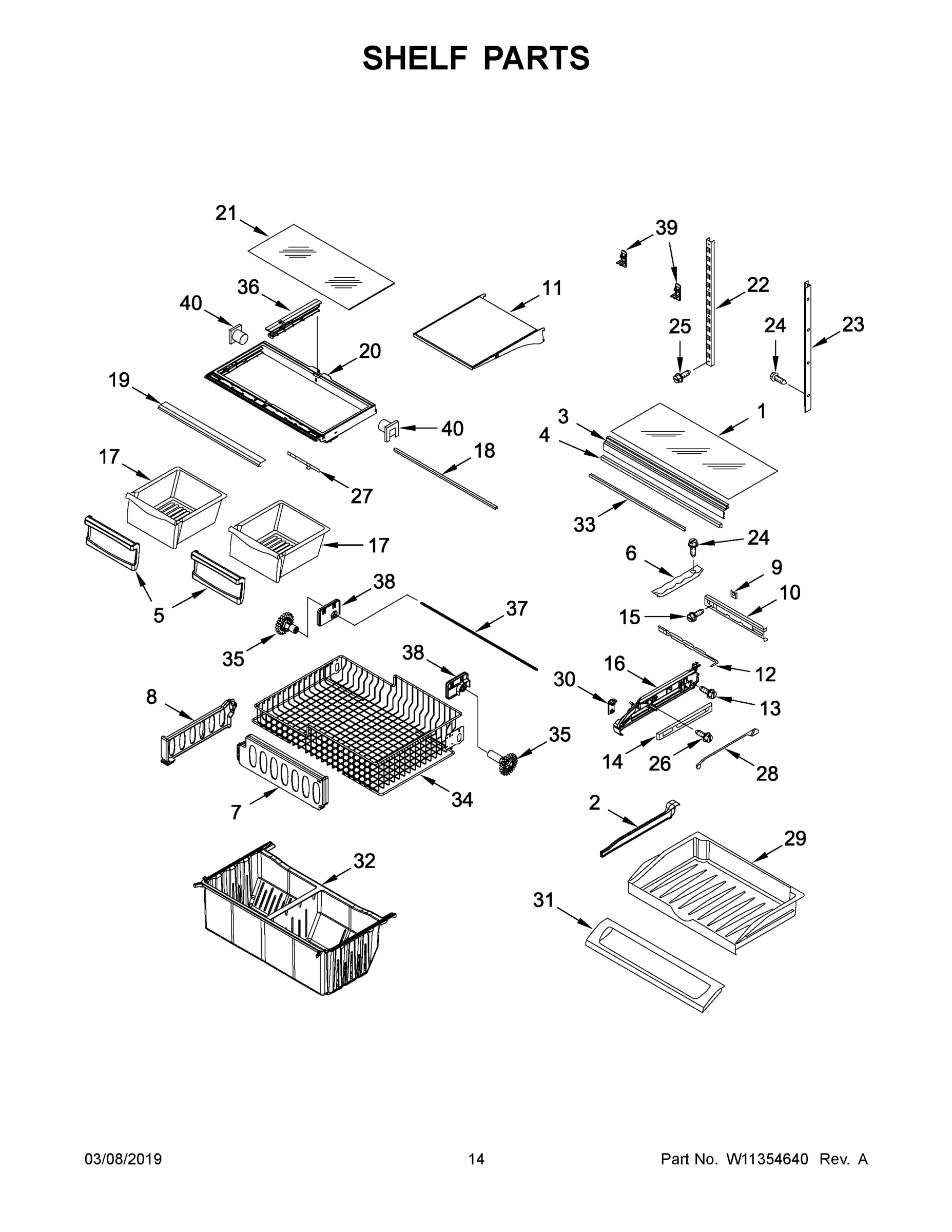 08 - SHELF PARTS