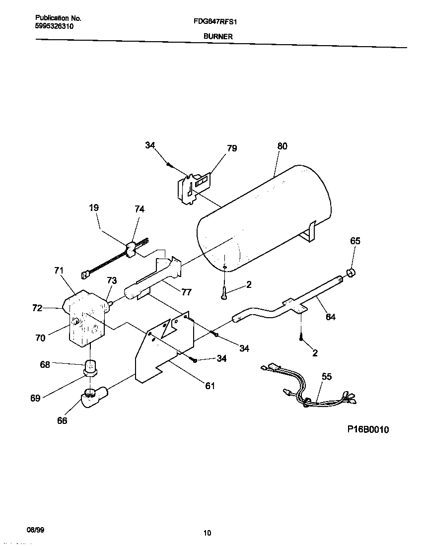 06 - P16B0010 BURNER,VALVE